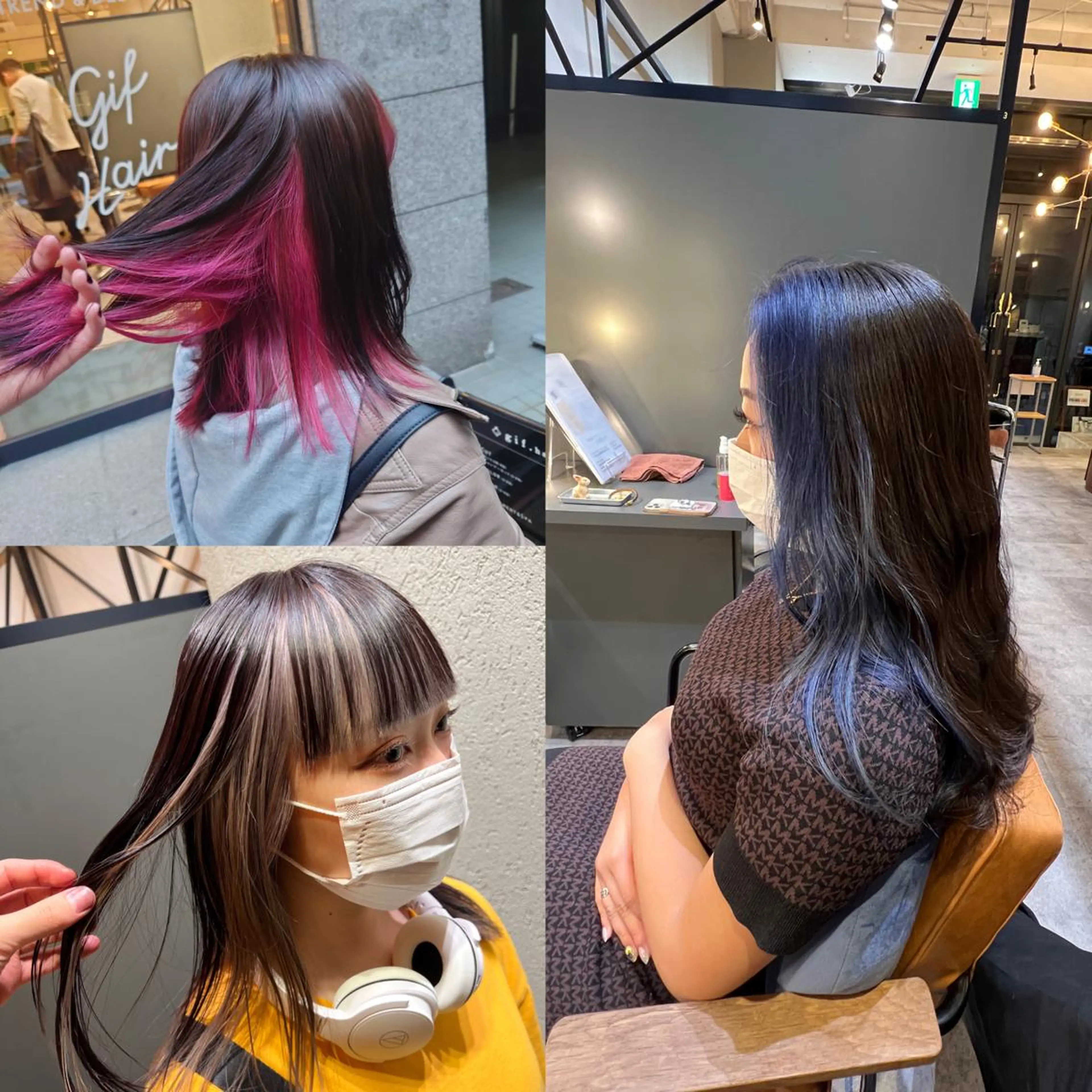 セミロング カラー 髪質改善ストレート Kantaのヘアスタイル