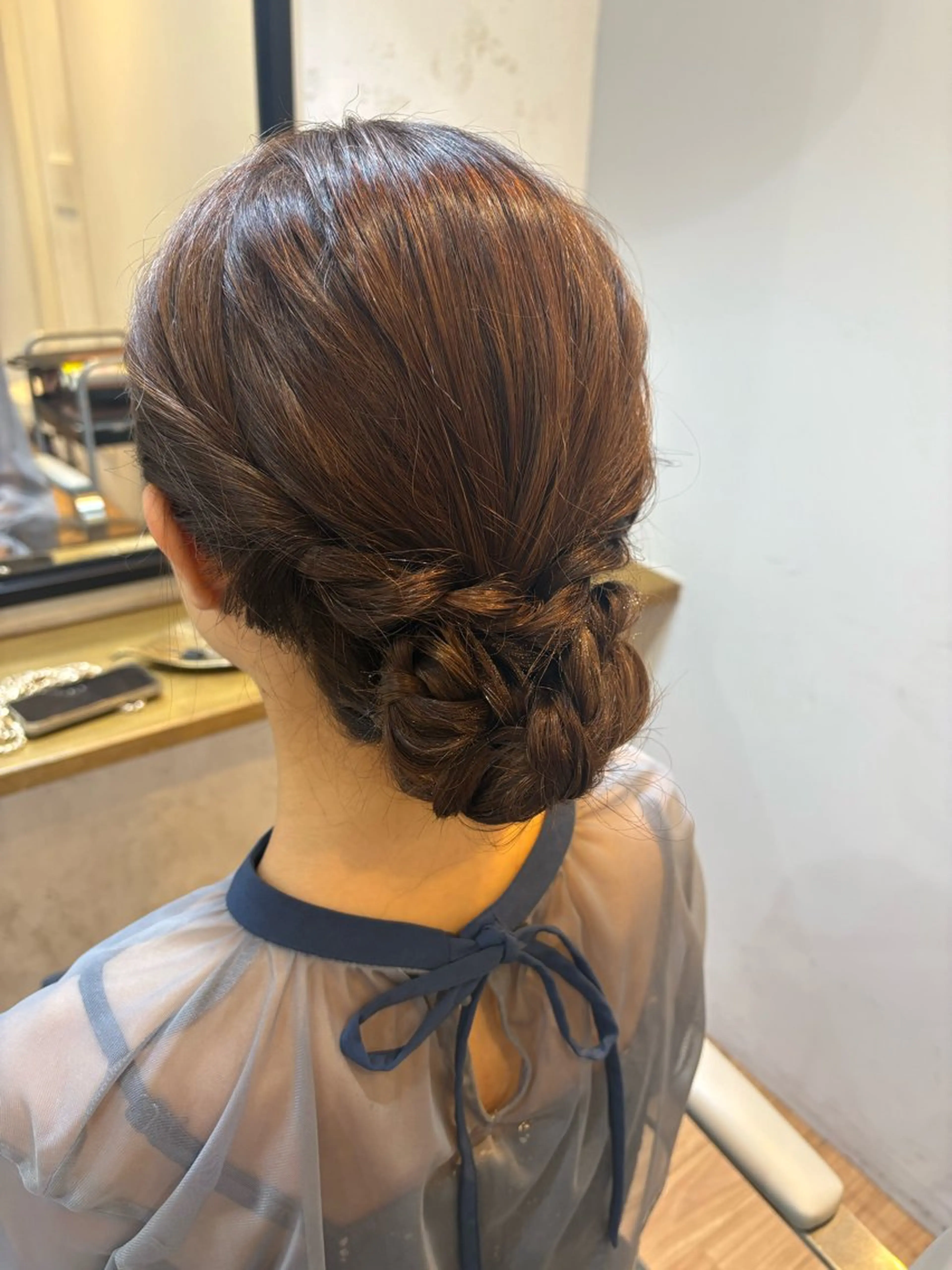 ヘアアレンジ ヘアセット 韓国ヘアー🇰🇷 MIWAのヘアスタイル