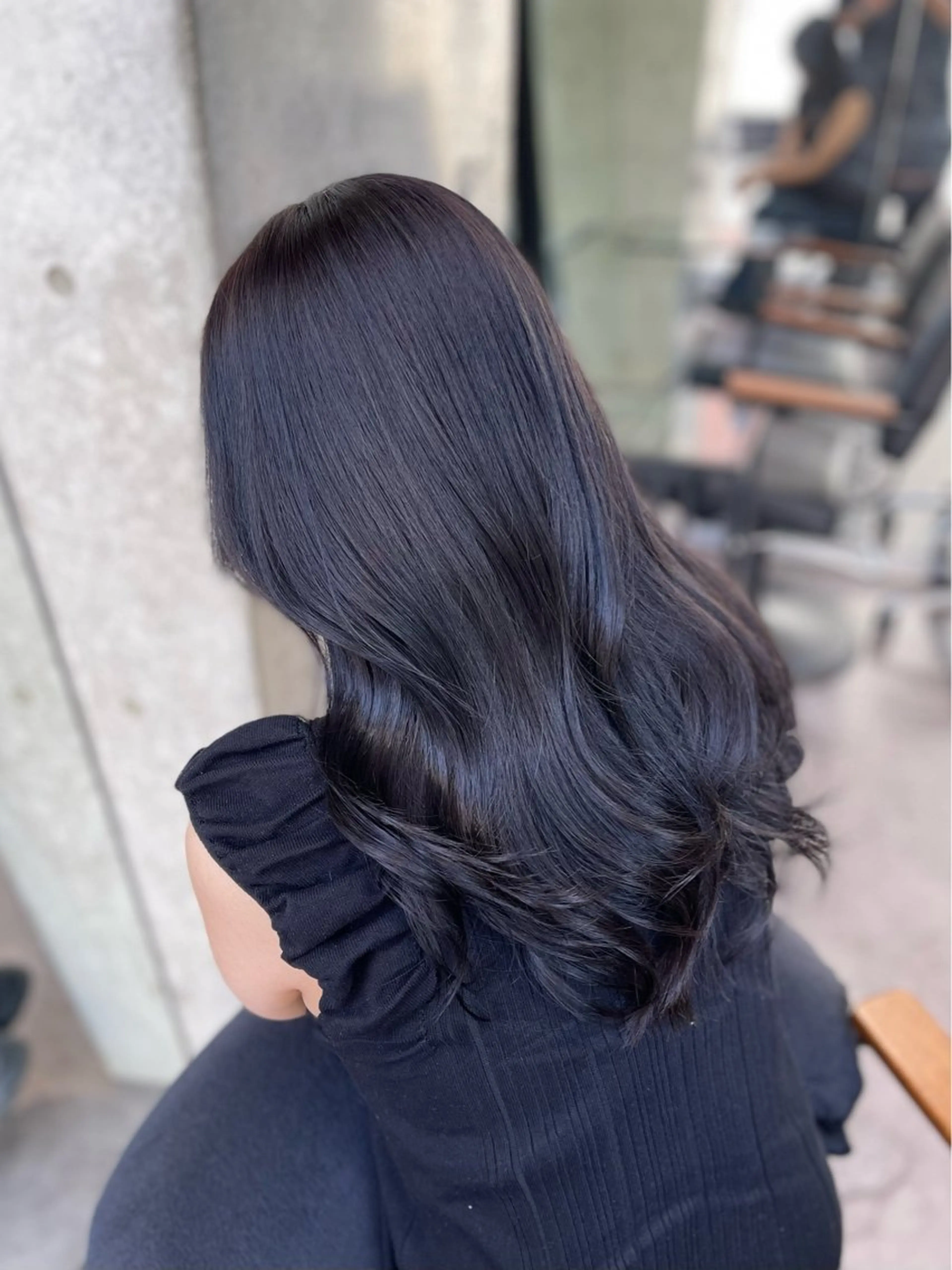 ミディアム カラー ヘアカラー 髪質改善/堀江 ケアカラーtoshiのヘアスタイル