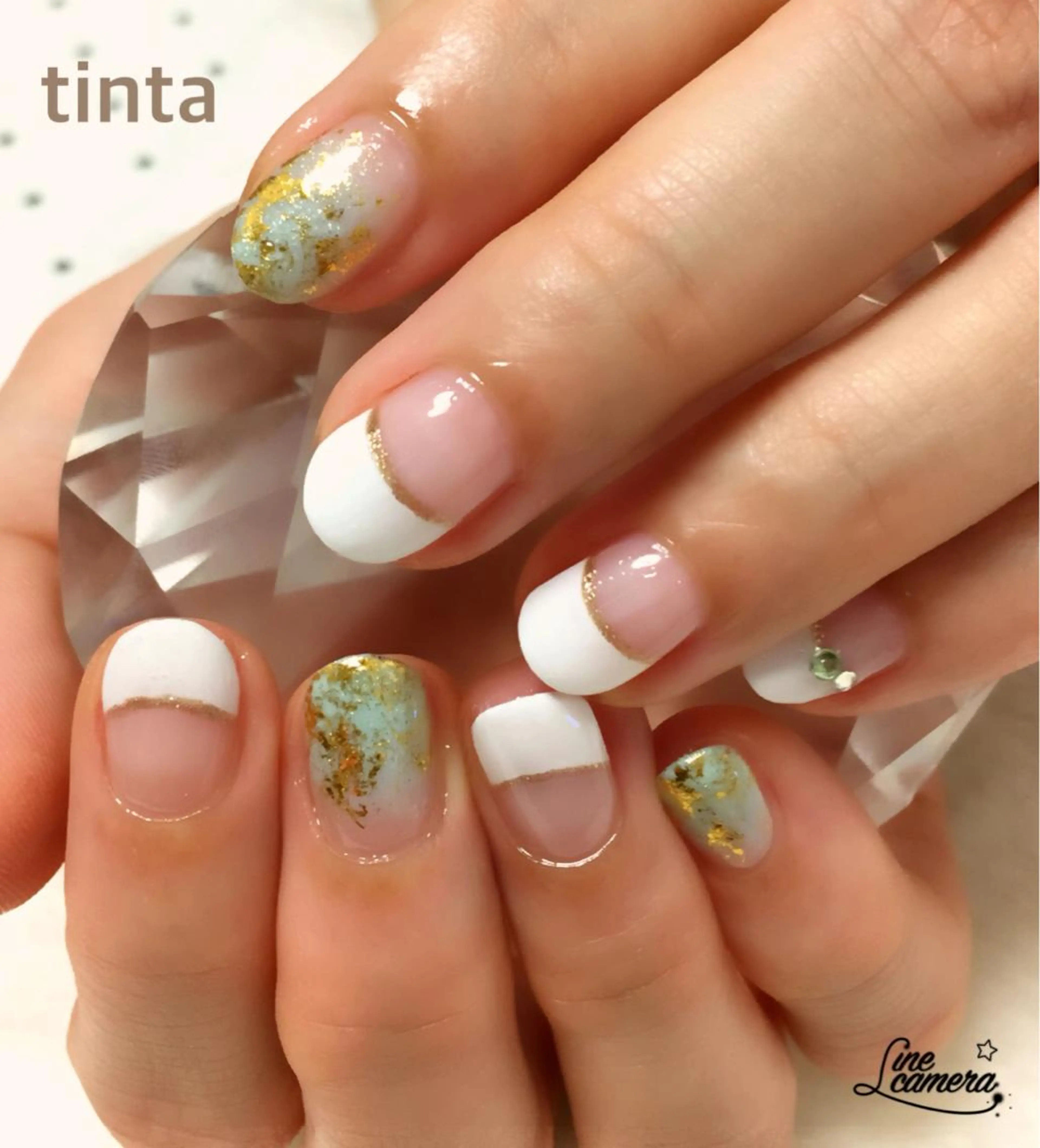 ネイル フレンチネイル ネイルサロン ティンタ所属・馬場 典子のネイルデザイン