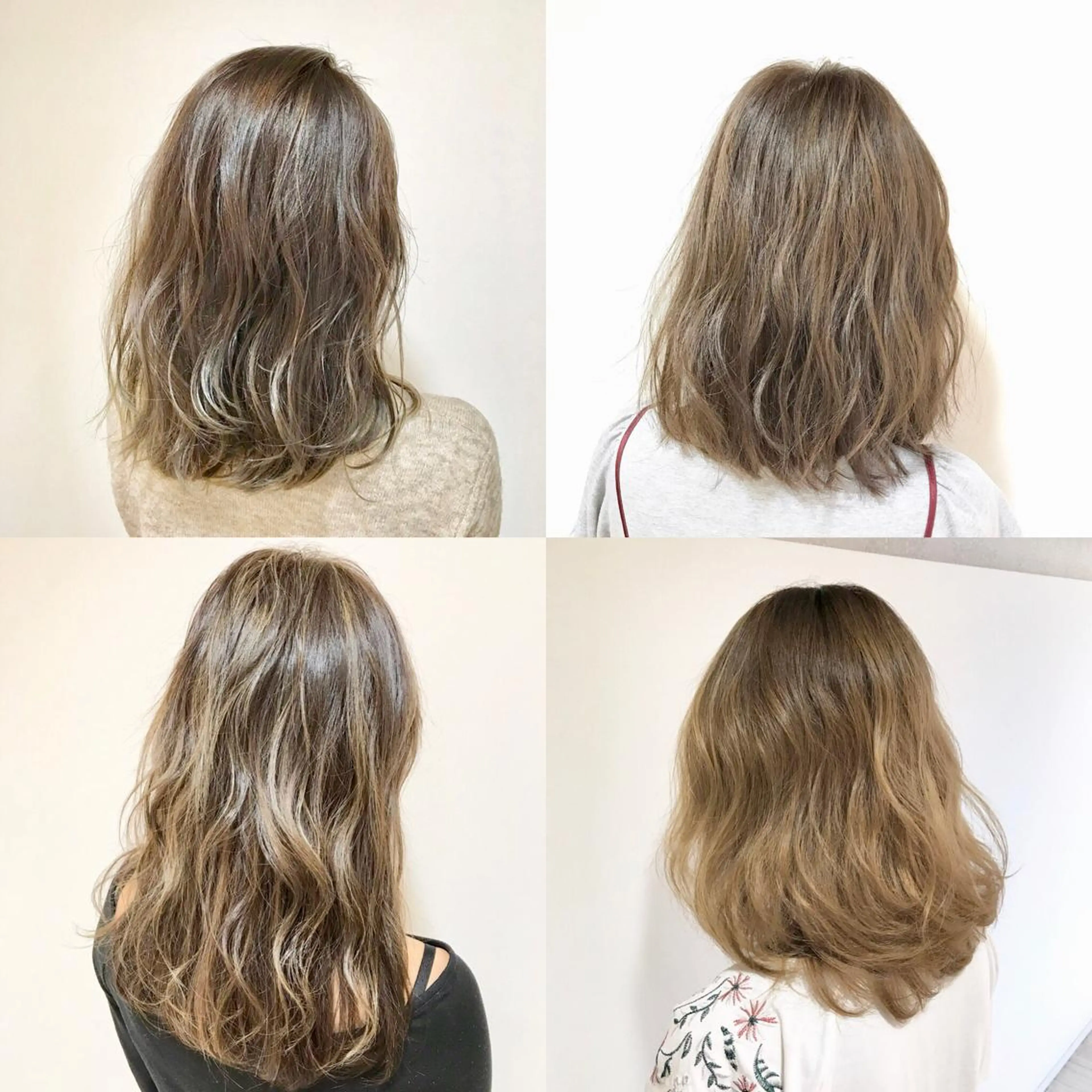 ミディアム カラー ベージュカラー ヘアカラー トリートメント Miru by INCE HAIRのヘアスタイル