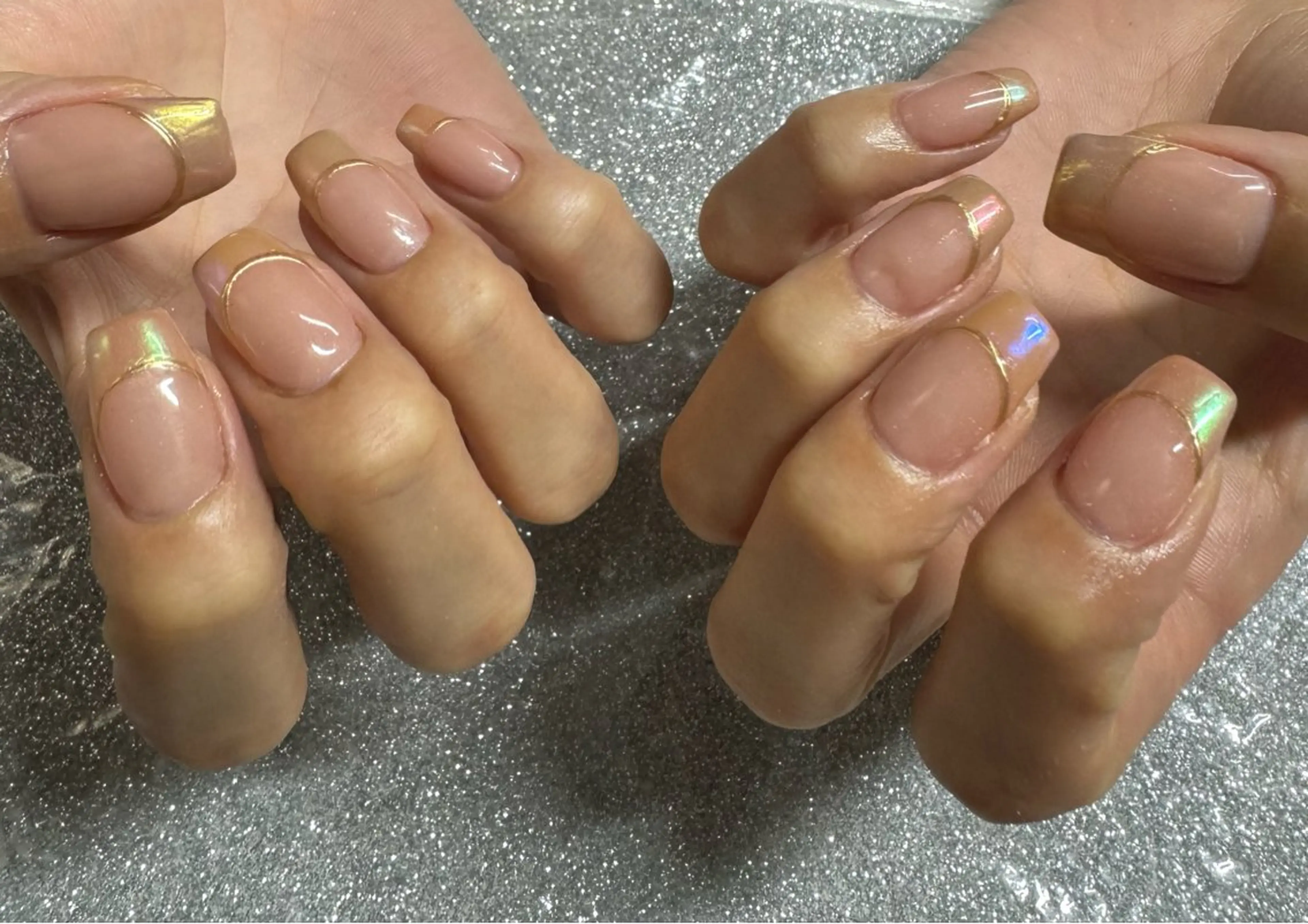 ネイル ハンドネイル VIERU 🌈🎀💖のネイルデザイン