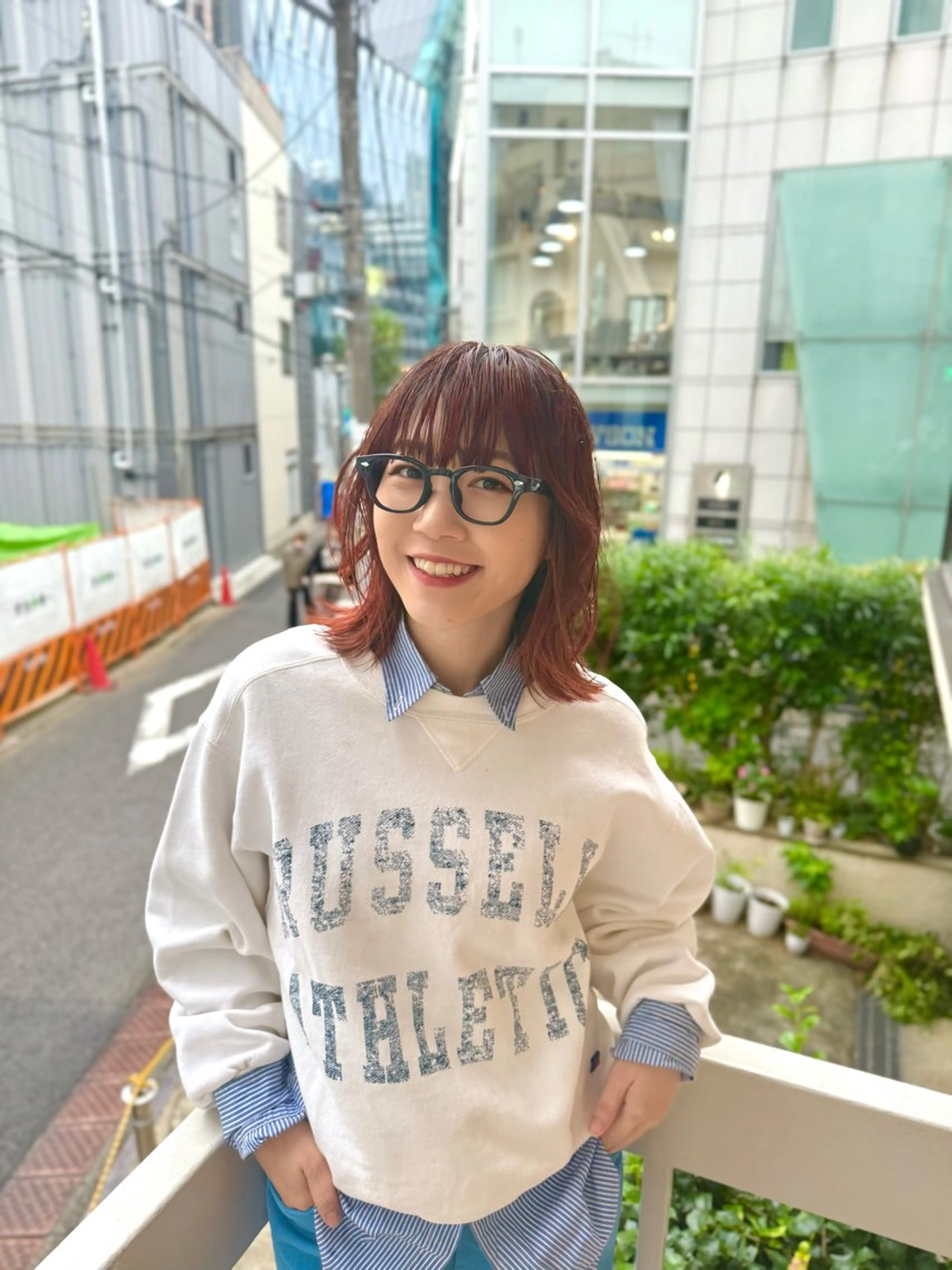 ミディアム カラー ウルフレイヤー エクステ/kokiのヘアスタイル