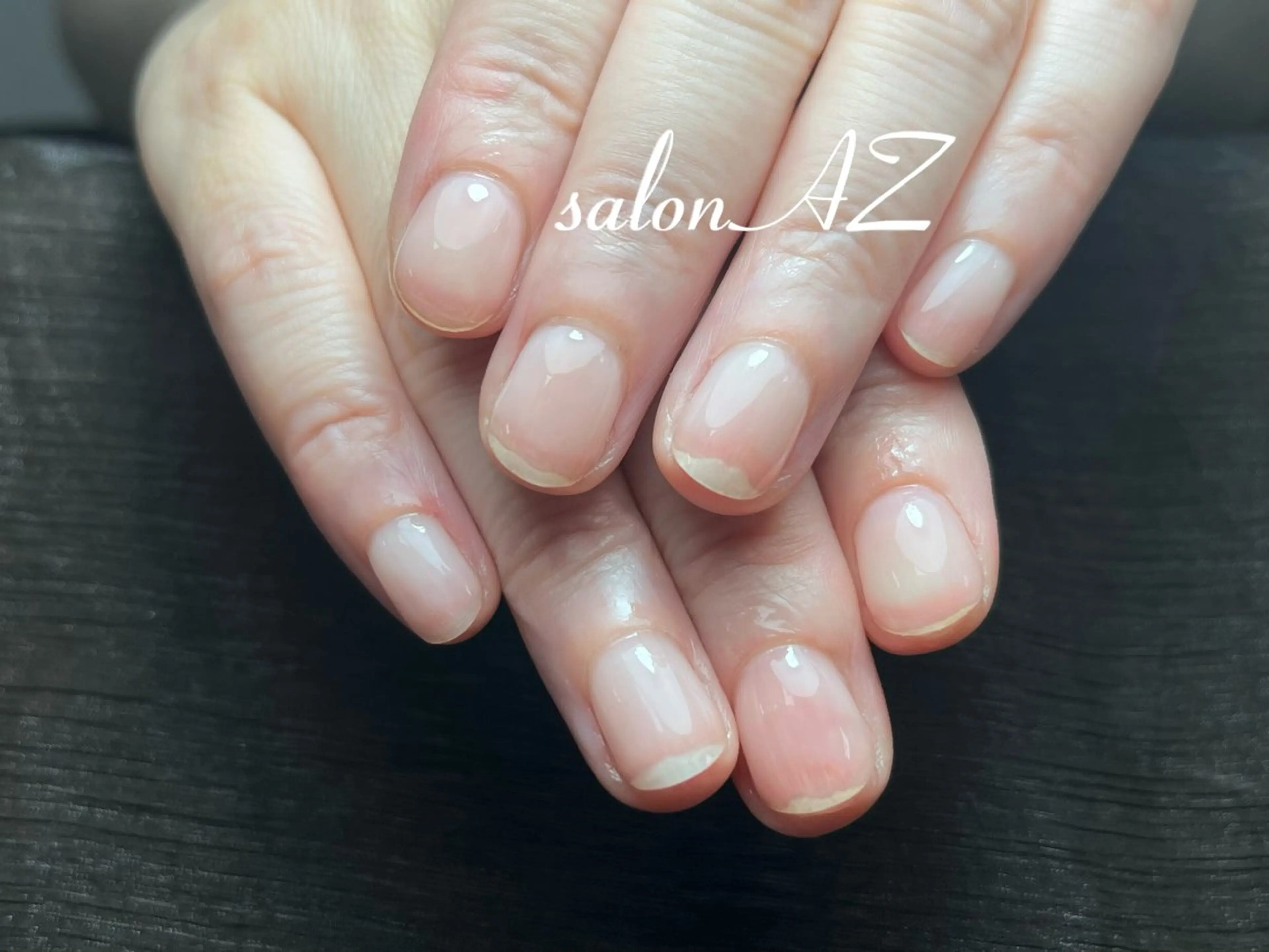 ネイル アートネイル 長さ出し フットネイル フレンチネイル ジェルネイル salon AZのネイルデザイン