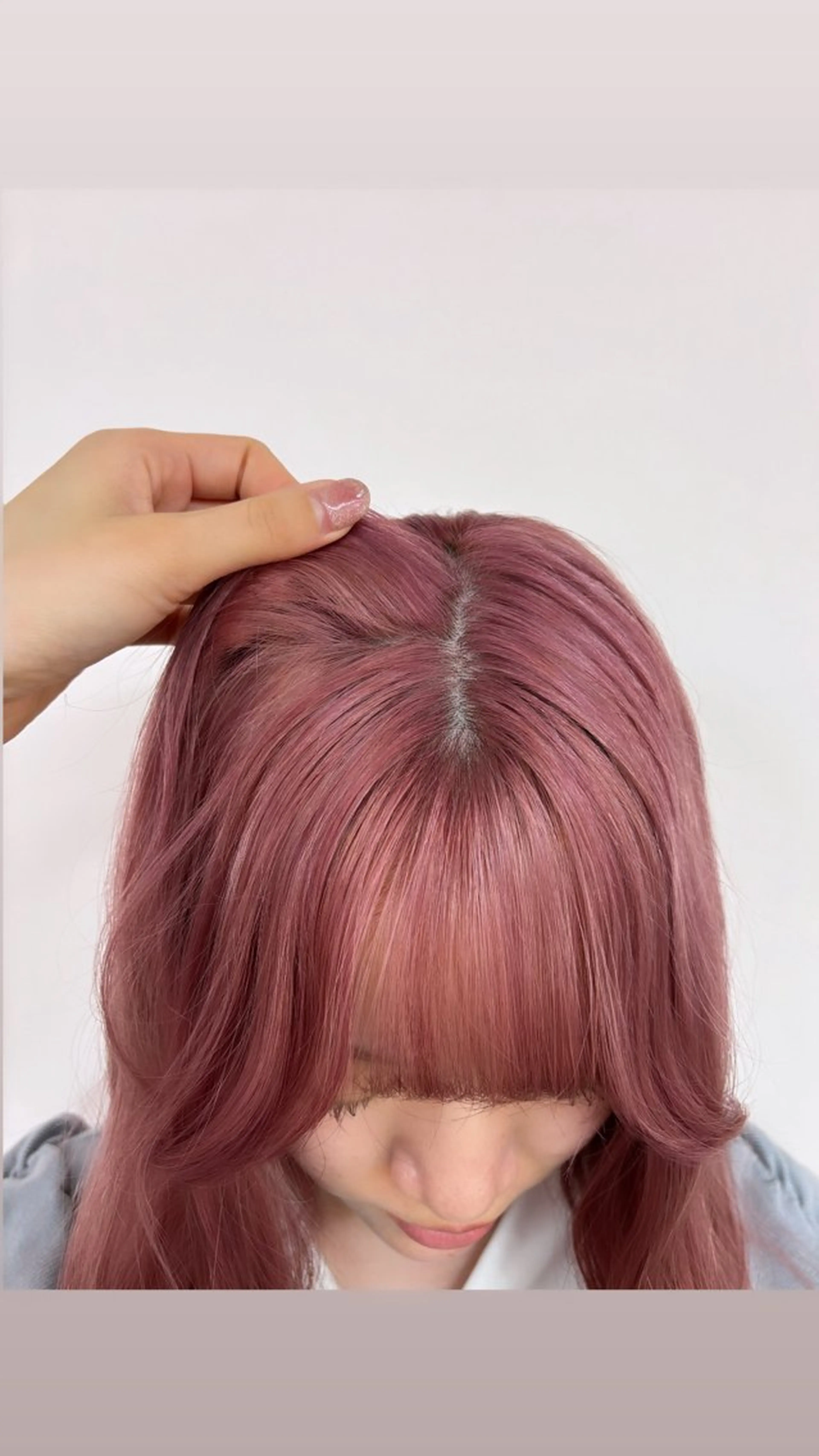 セミロング 田中麻鈴/ハイトーン /ミルクティーのヘアスタイル