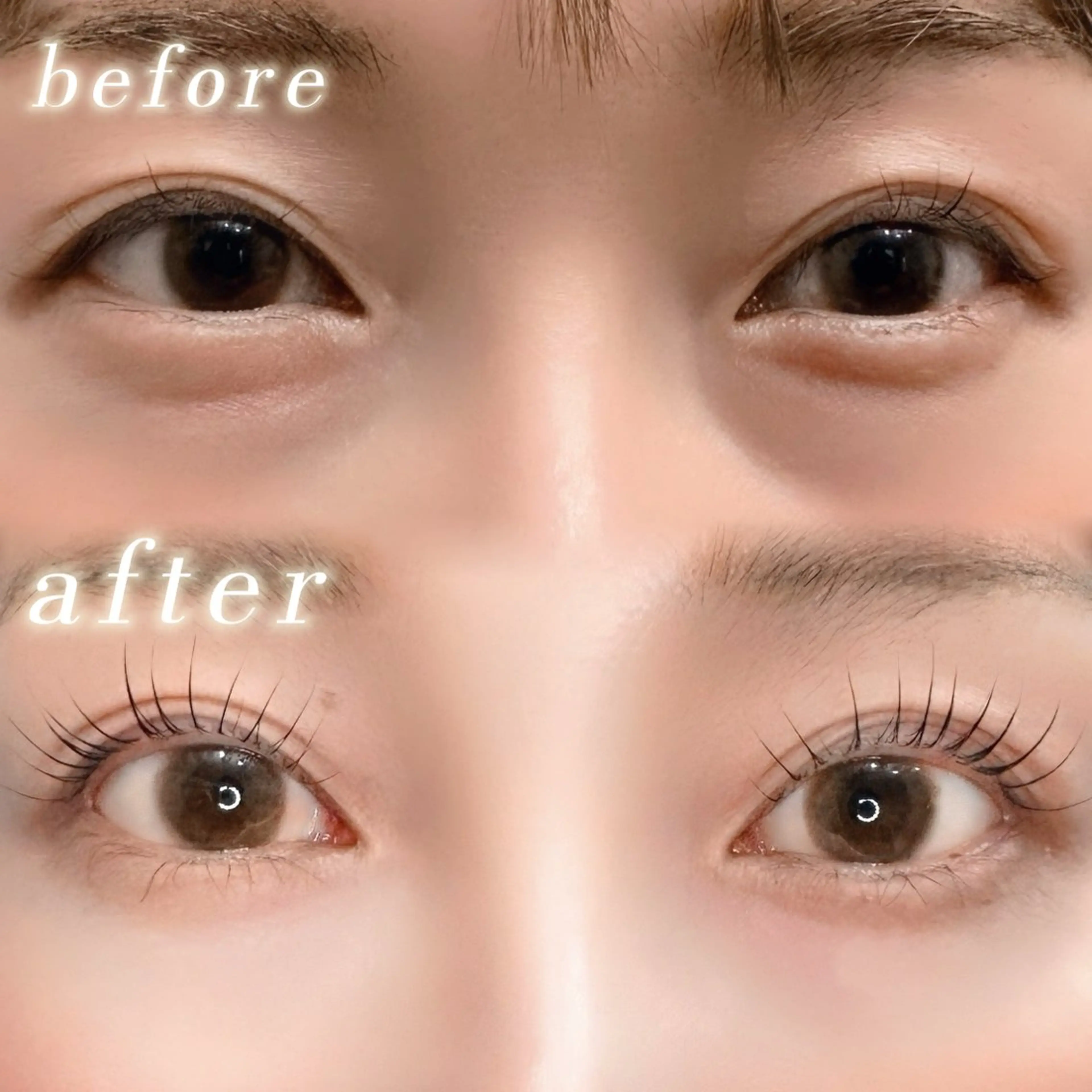 マツエク・マツパ 韓国風マツエク ナチュラル パリジェンヌラッシュリフト 一重×まつ毛パーマ マツパ Eyelash Salon 4Uのマツエク・マツパデザイン