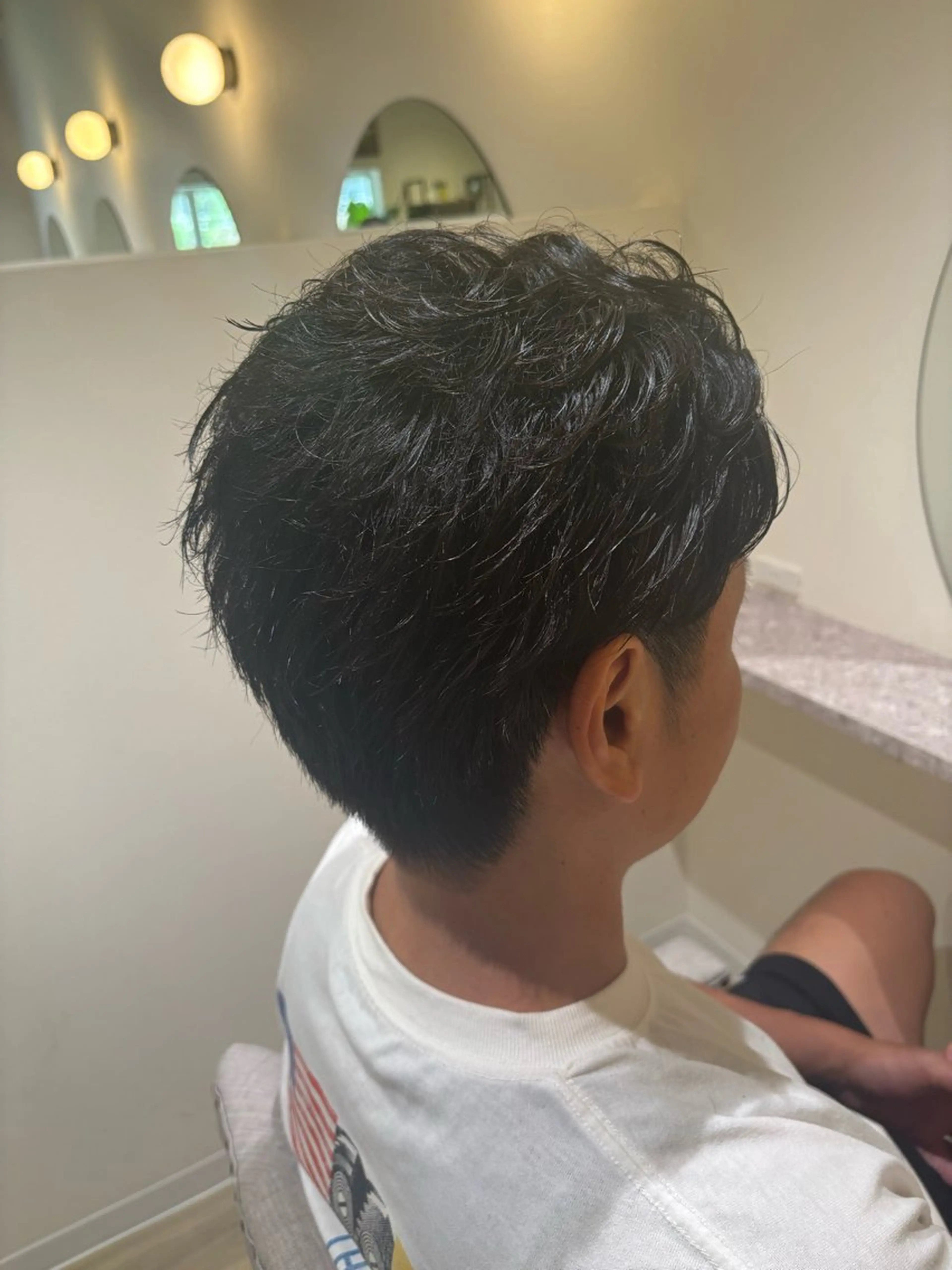 ショート メンズ 中田 渚のヘアスタイル