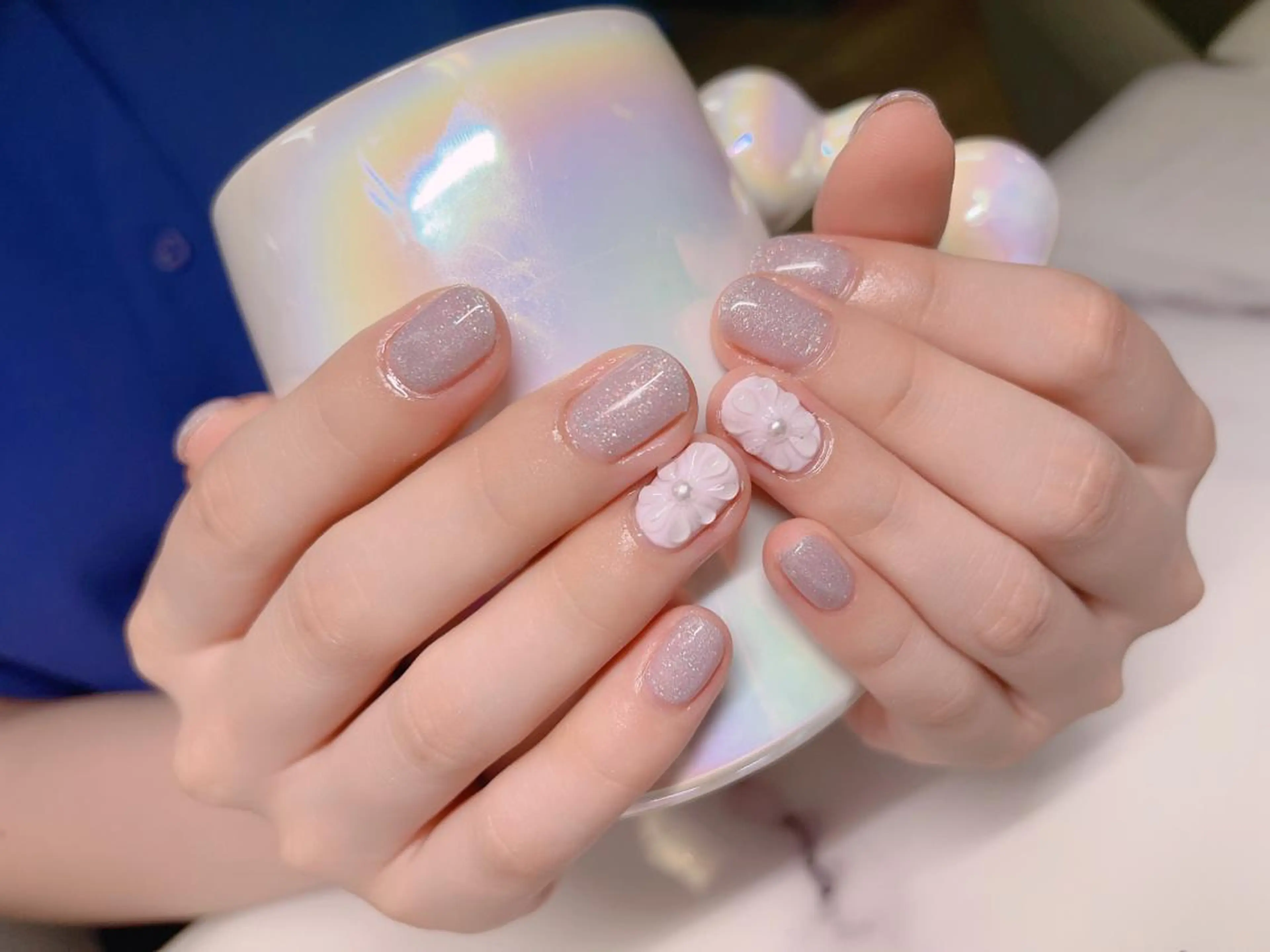 ネイル チークネイル マグネットネイル ミラーネイル ニュアンスネイル シンプルネイル インフィニティ ネイルサロンのネイルデザイン