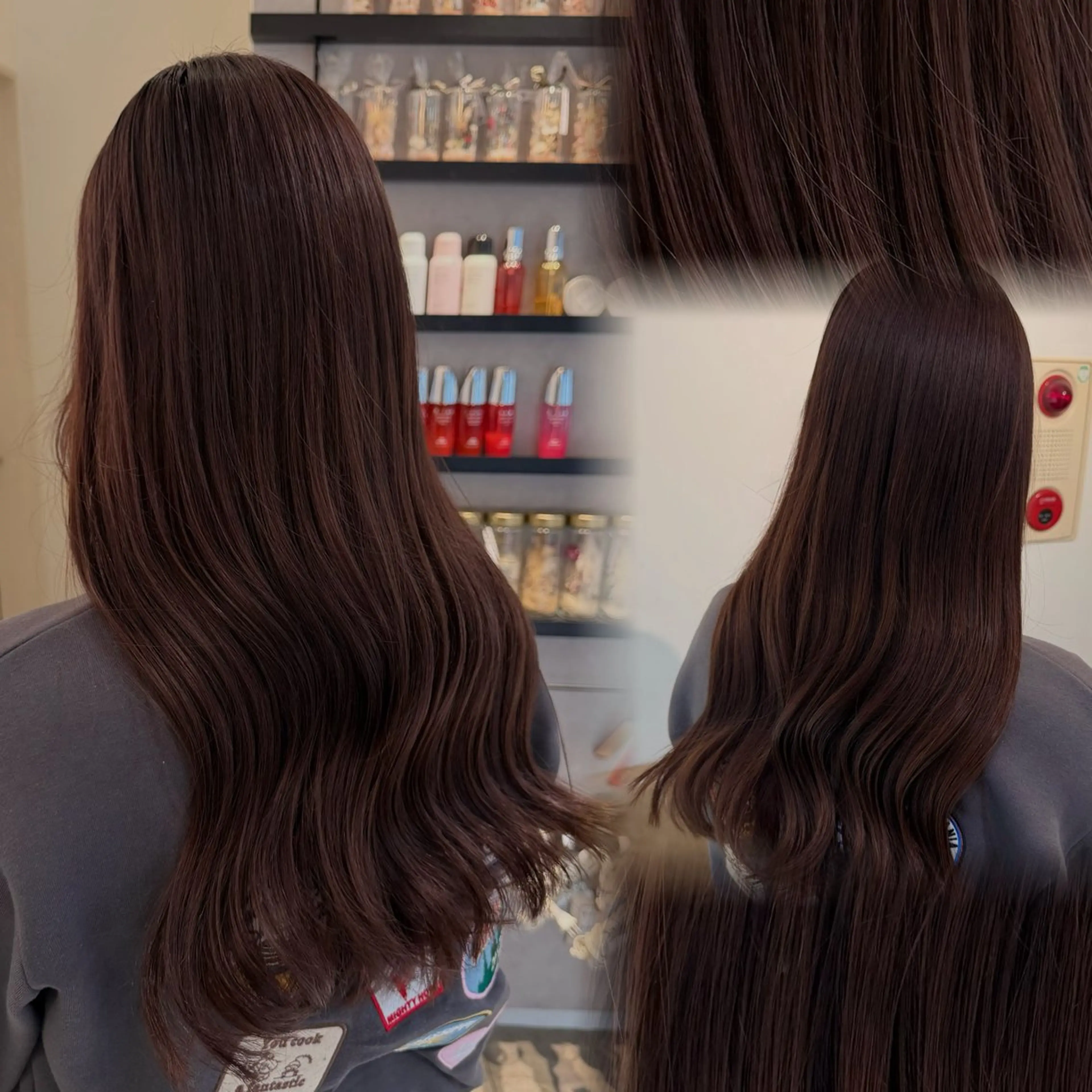 ロング カット ヘアカラー 🦈AKARI🦈 髪質改善/韓国風のヘアスタイル