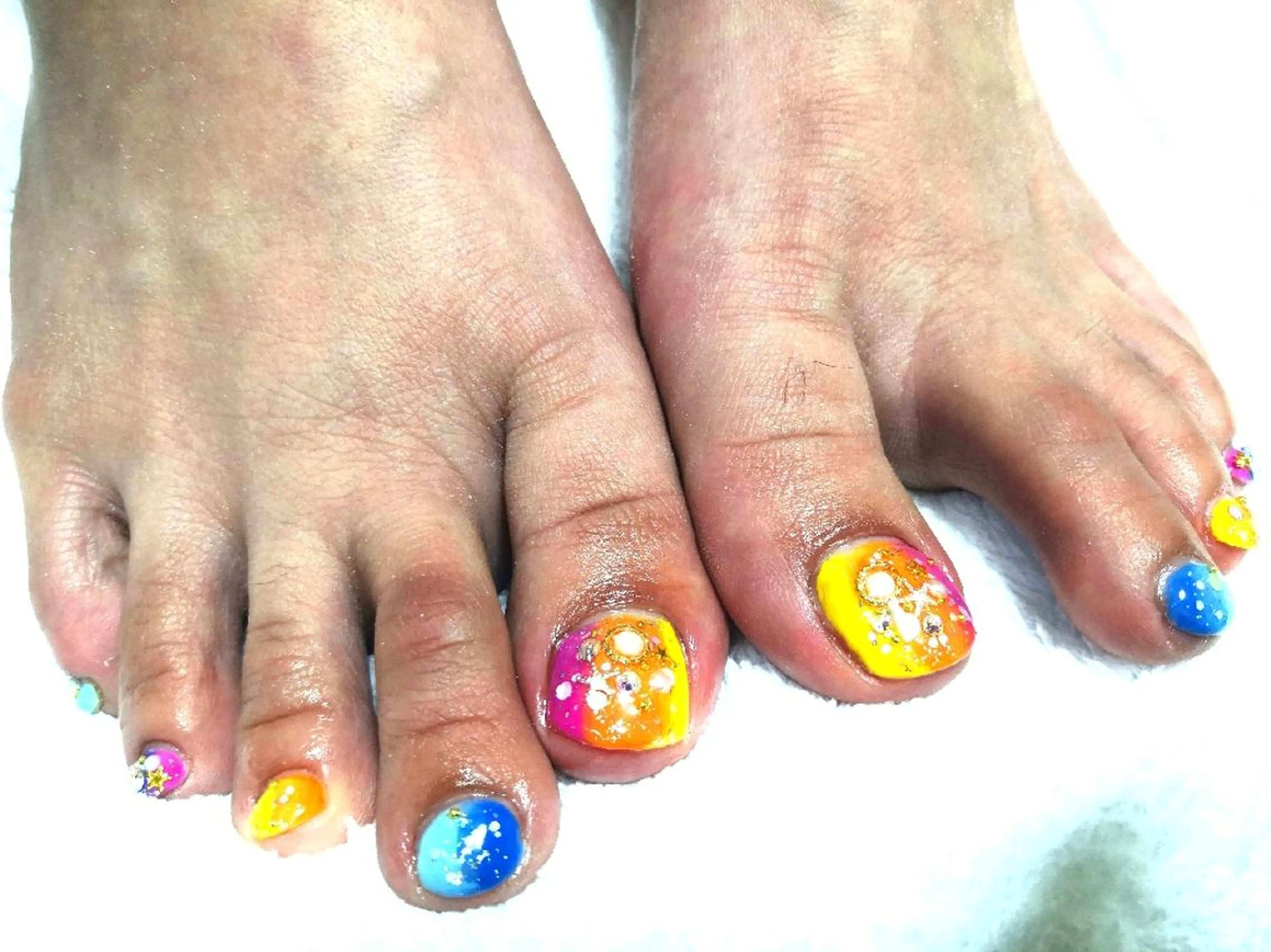ネイル 持ち込み フットネイル Nailsalon WAO!!!のネイルデザイン