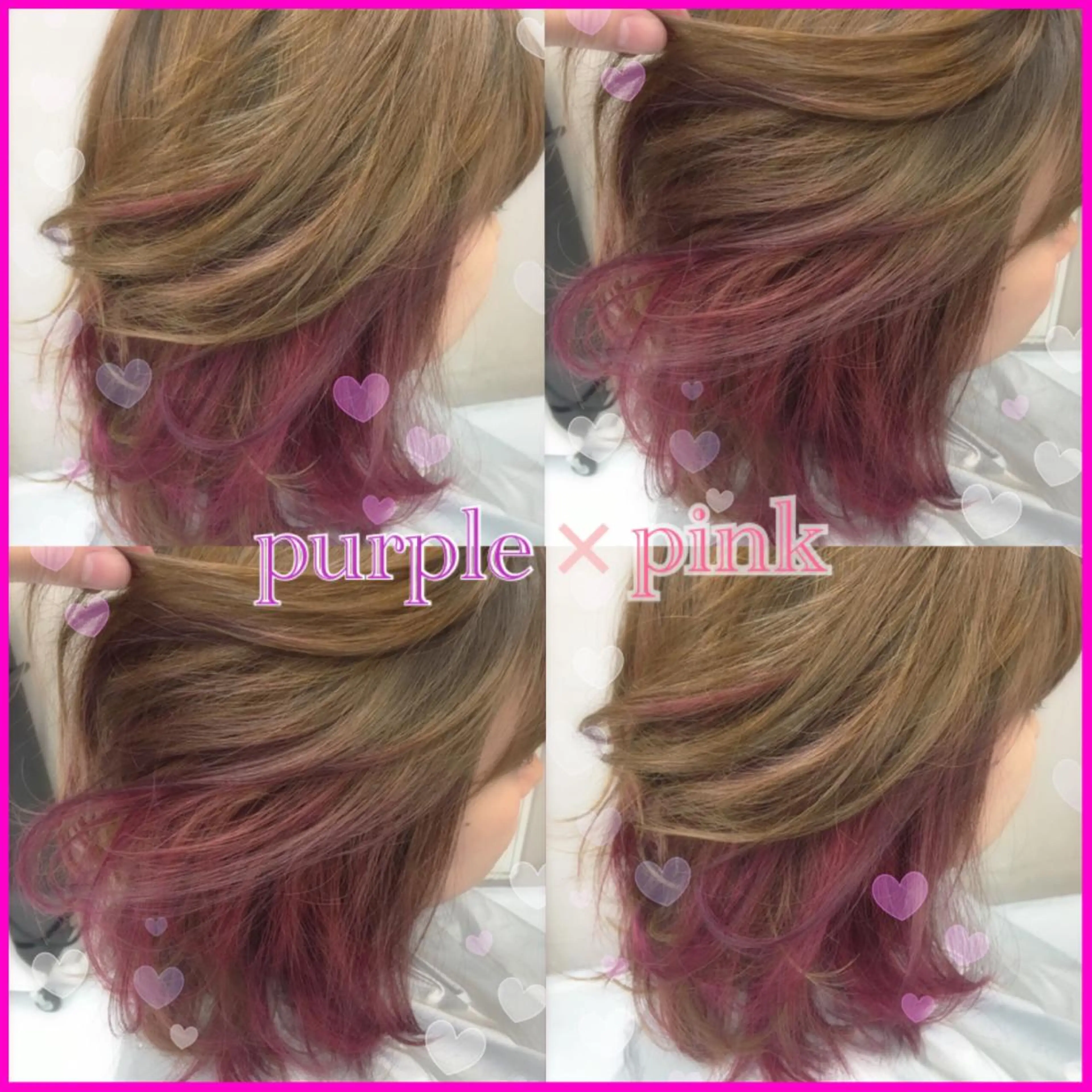 カラー インナーカラー ラベンダーカラー 韓国ヘア得意❤︎森澤 悠佳のヘアスタイル