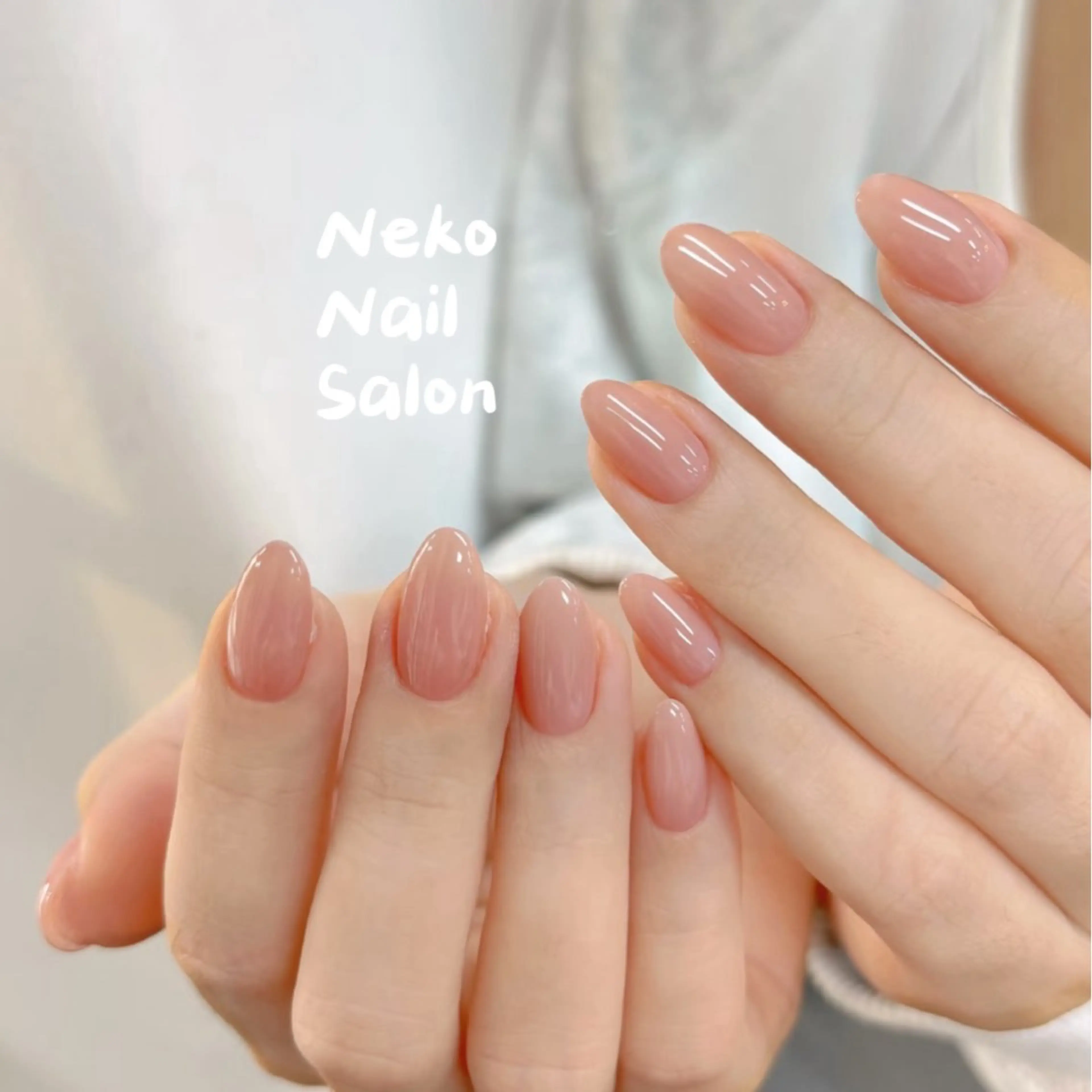 ネイル オフィスネイル ワンカラーネイル ハンドネイル neko nailのネイルデザイン