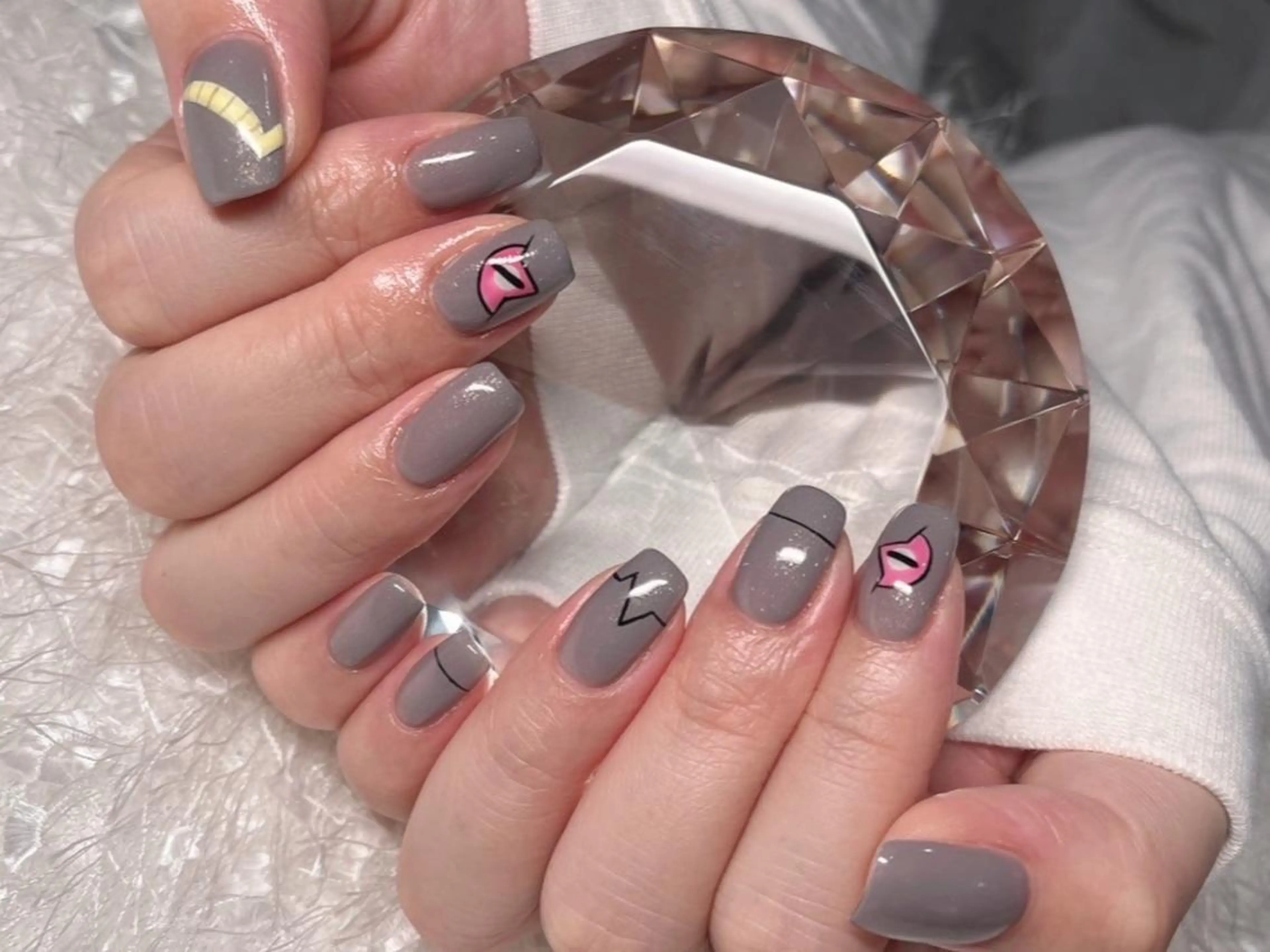 ネイル アートネイル 長さ出し フレンチネイル ジェルネイル グラデーション ハンドネイル Nail&eye Belire 新宿のネイルデザイン