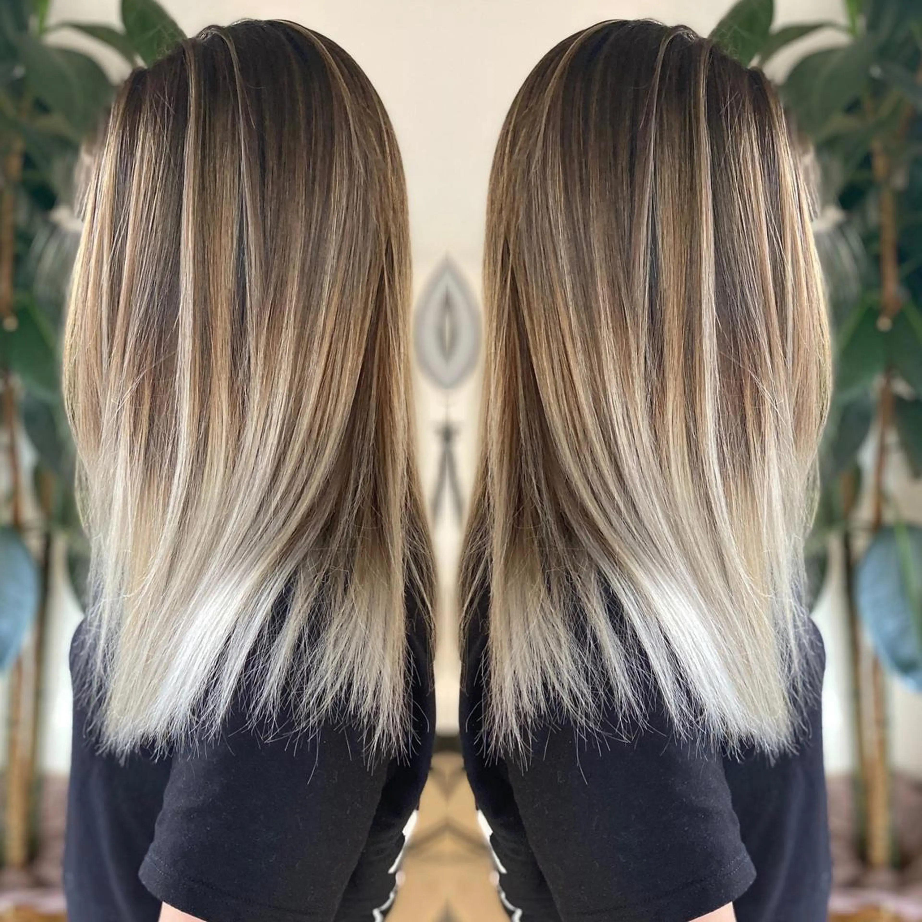 ミディアム カラー 桜木町駅徒歩5分 ハイライト横浜No1のヘアスタイル