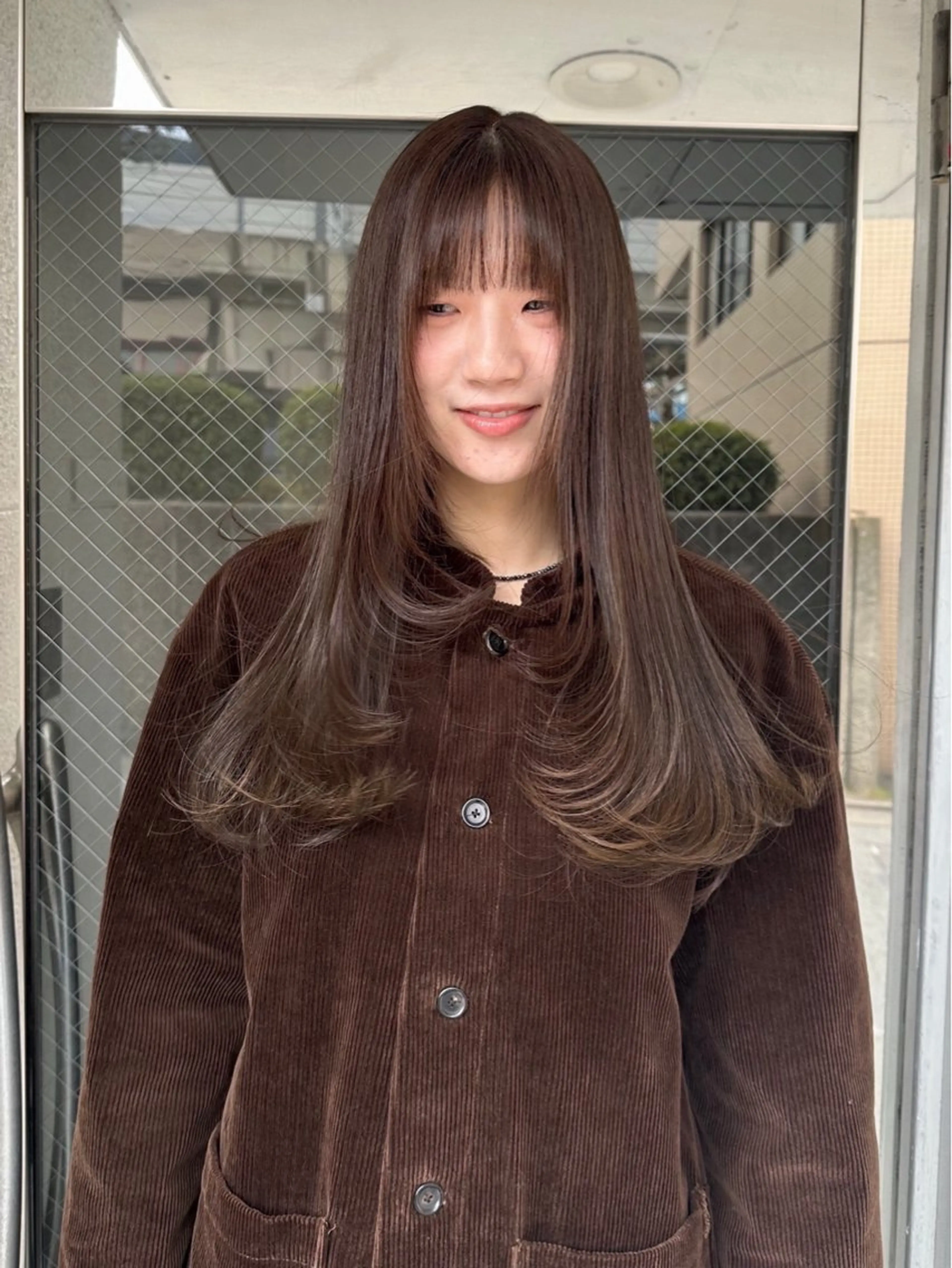 セミロング レイヤーカット カット ヘアカラー トリートメント Manaka🟤 今泉　Musiiikのヘアスタイル