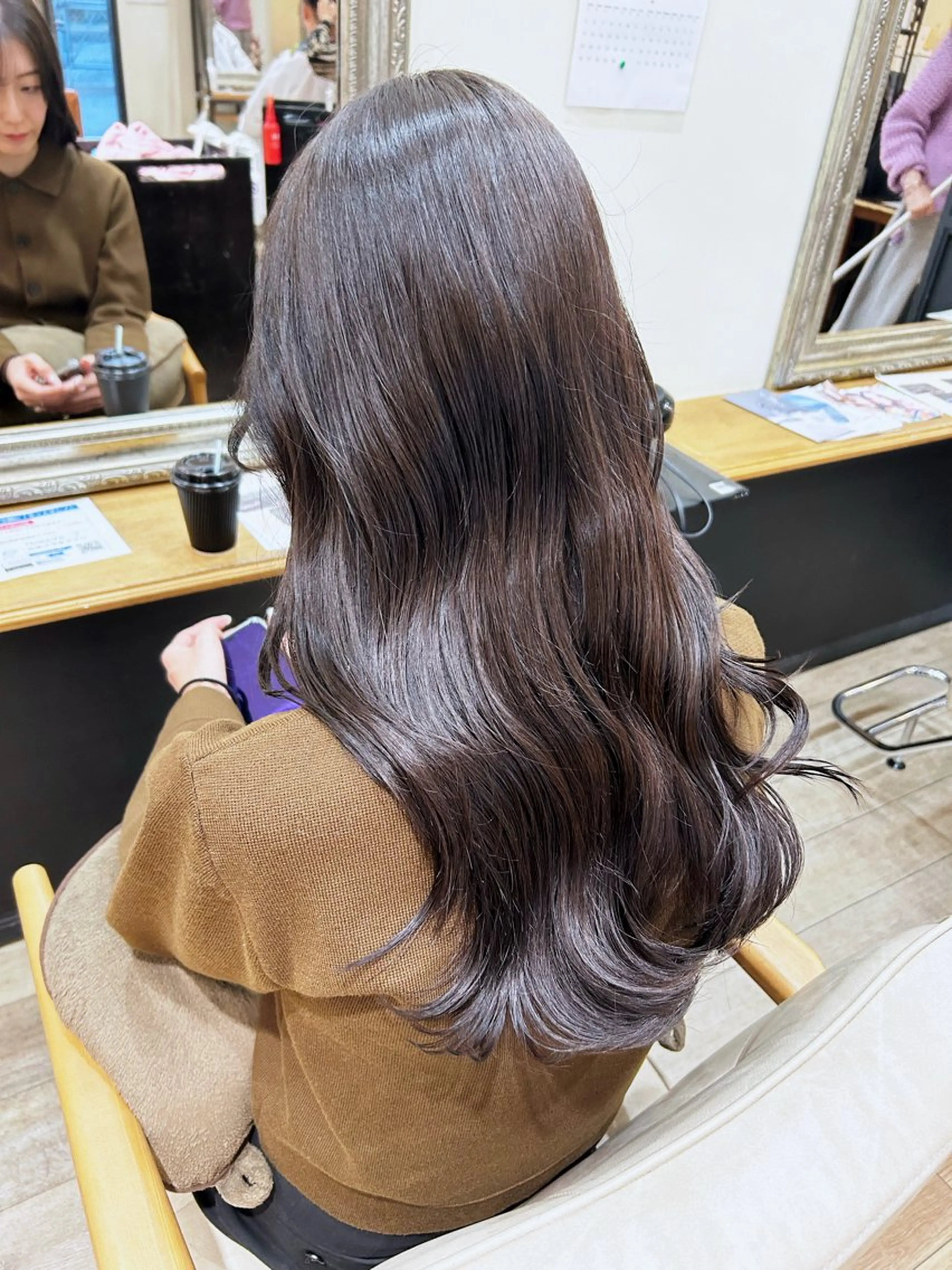 ロング カラー ヘアカラー 松尾 遥花のヘアスタイル