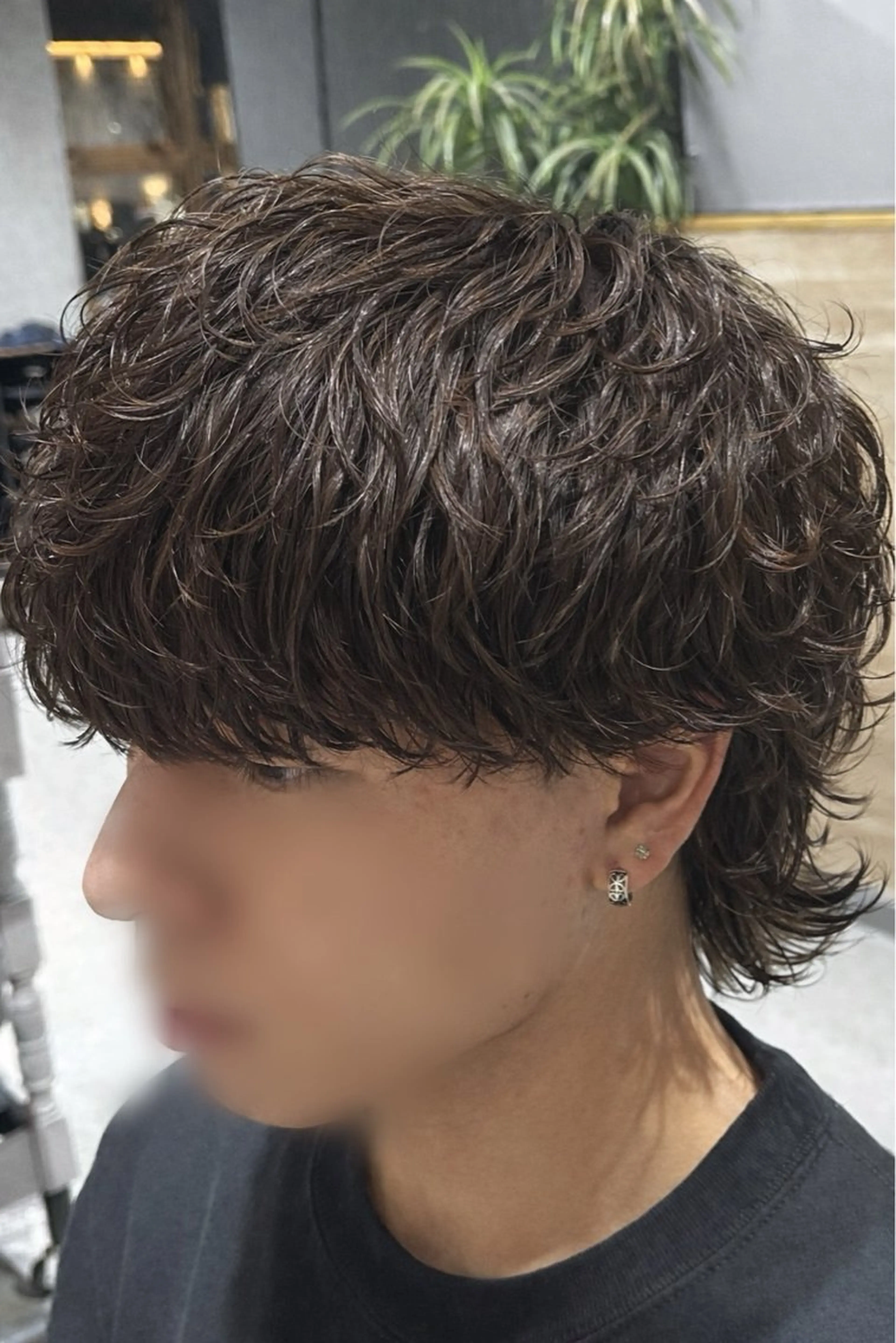 パーマ メンズ 野村 俊太のヘアスタイル