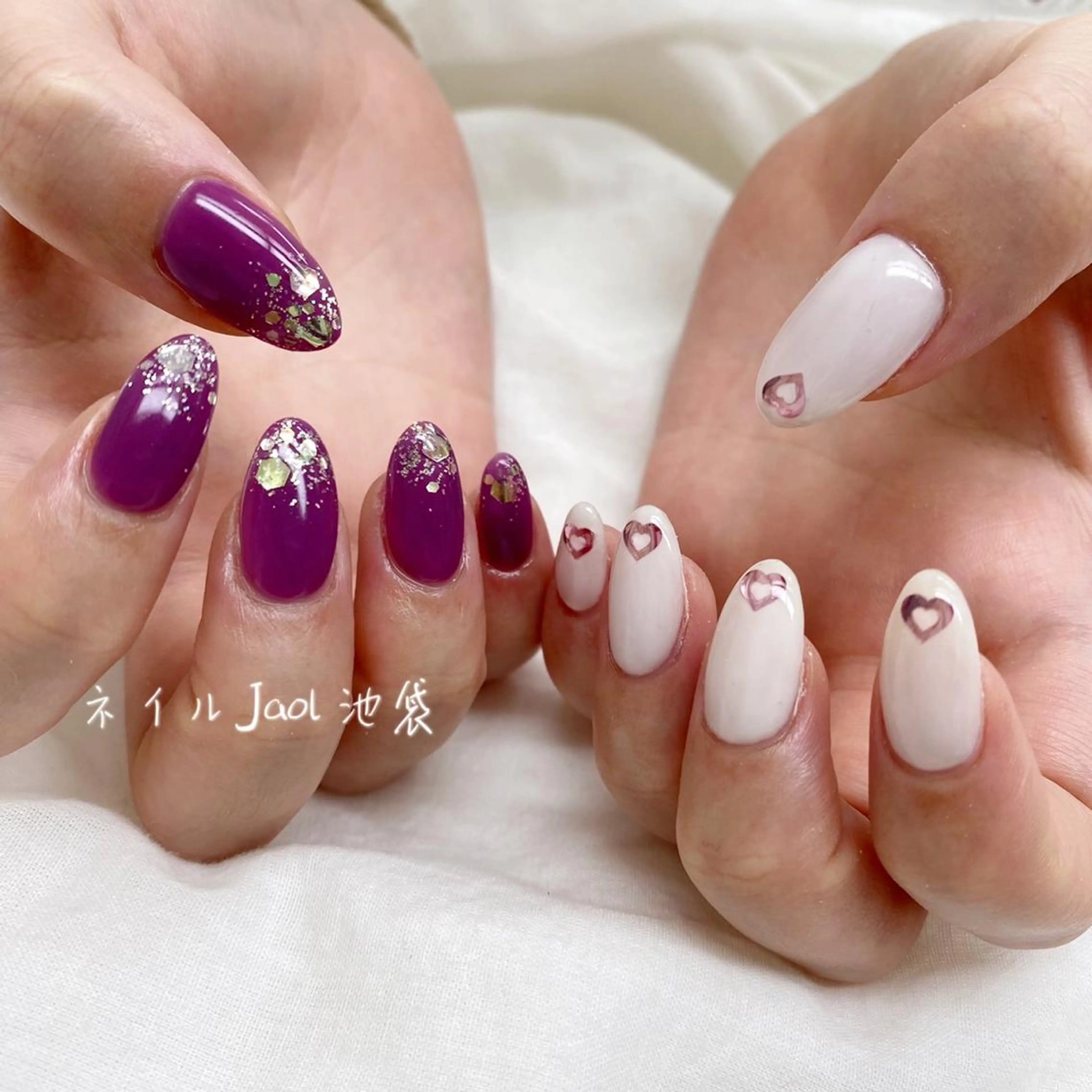 セミロング ネイルJaol 池袋のネイルデザイン