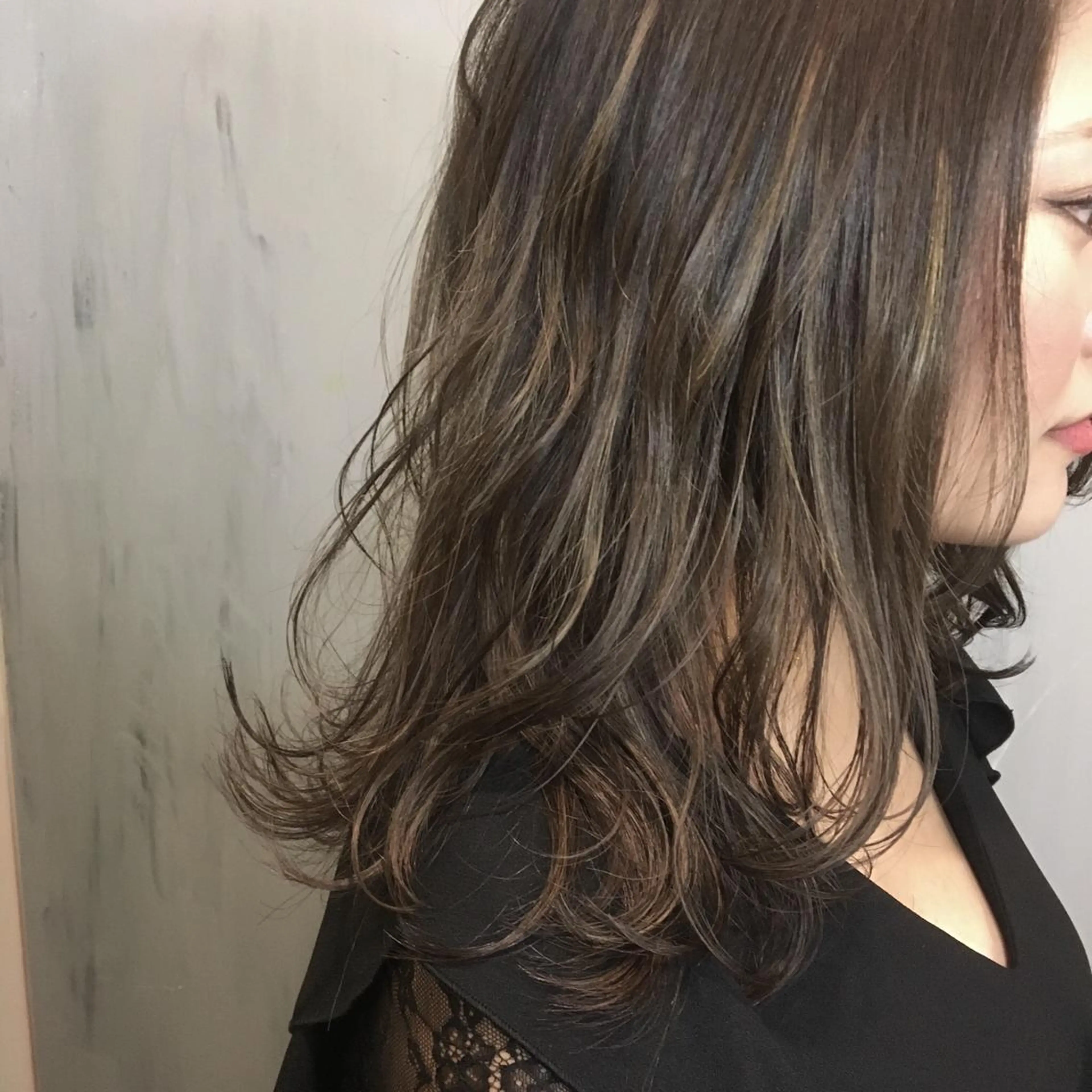 ミディアム ⭐️迫田 ゆう⭐️のヘアスタイル