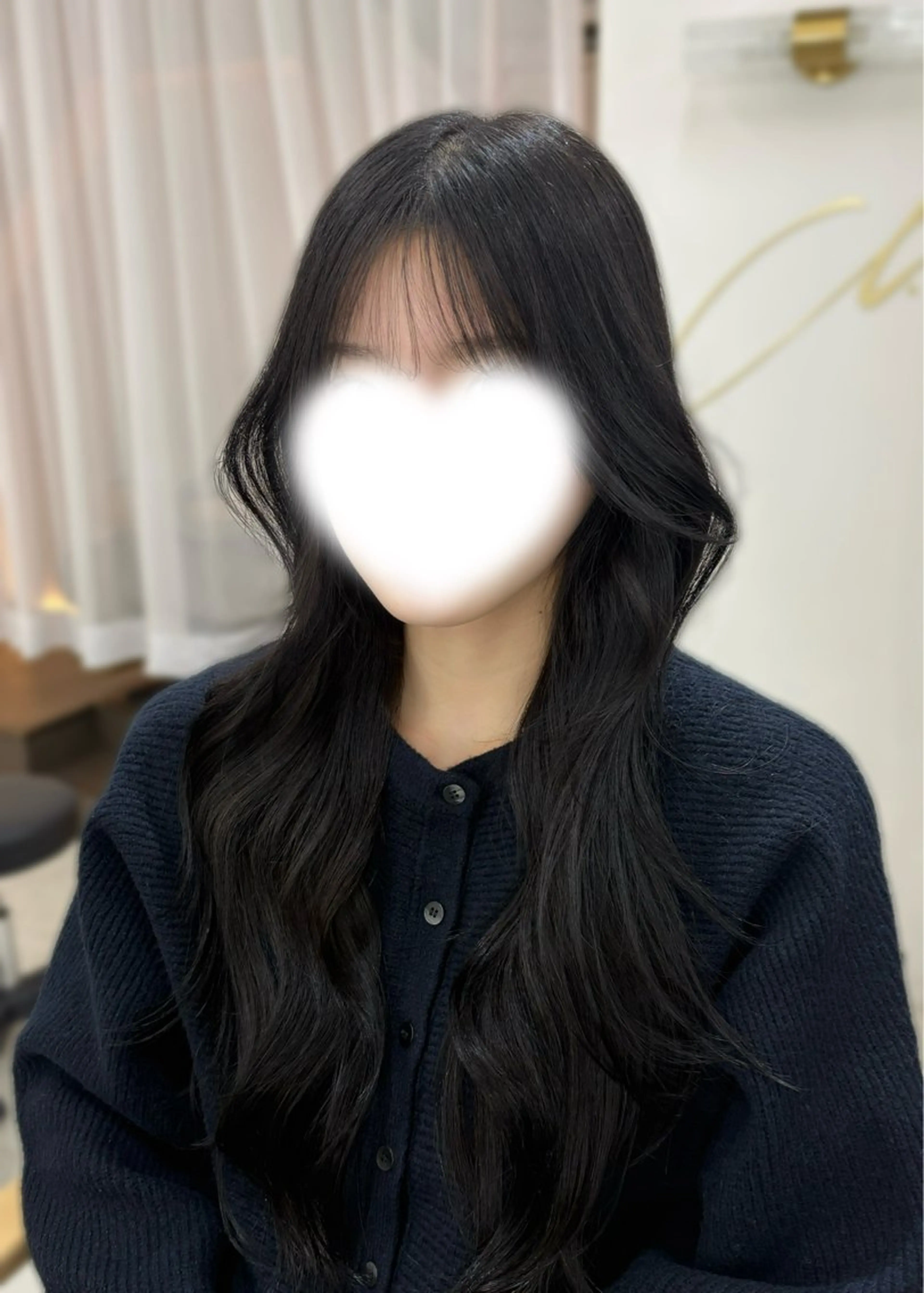 ロング ヘアカラー Miu/韓国ヘア/ レイヤーカットのヘアスタイル