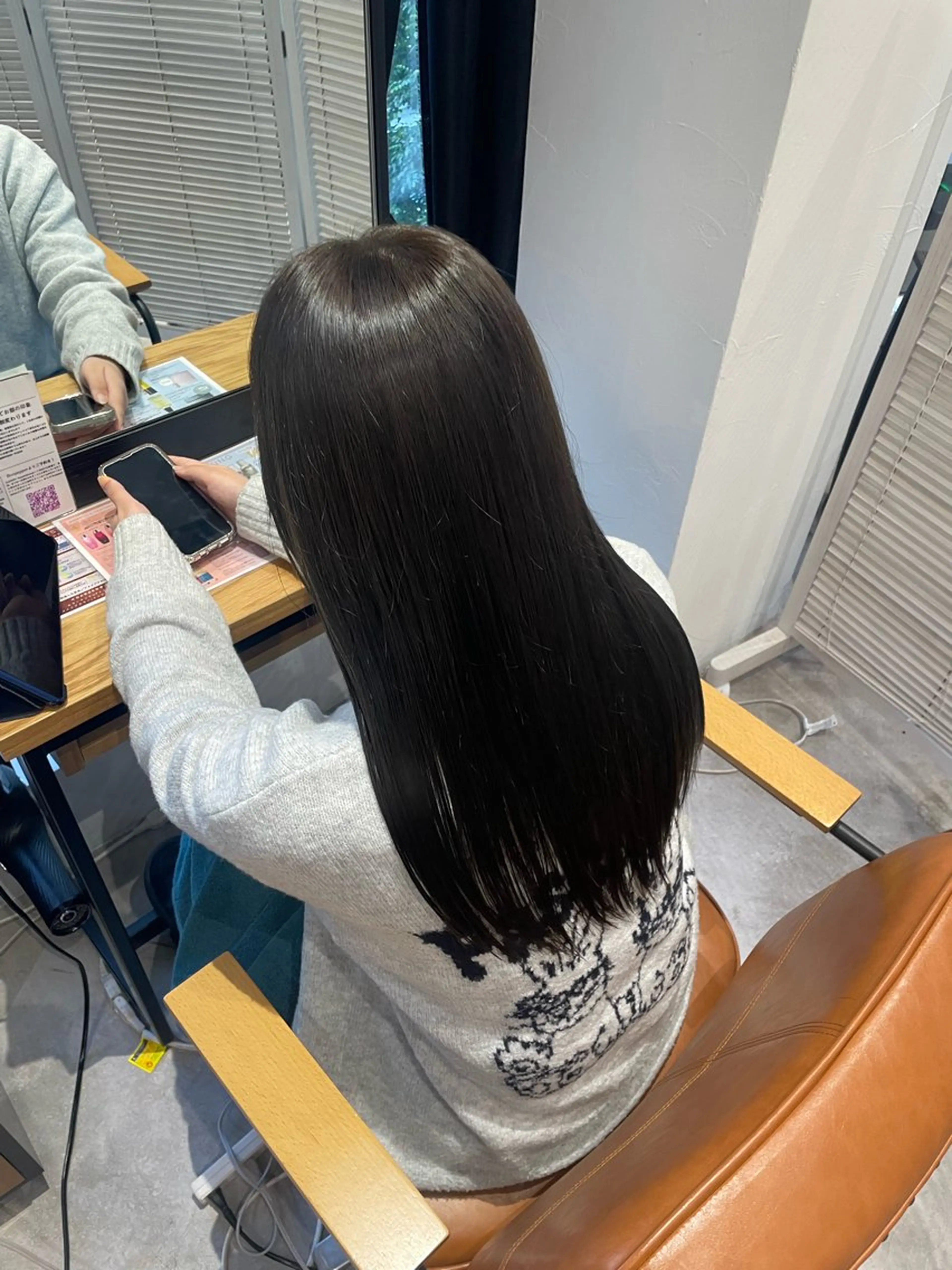 カラー ヘアカラー トリートメント 自然と惹かれる🪷 艶カラー/茉優♩のヘアスタイル