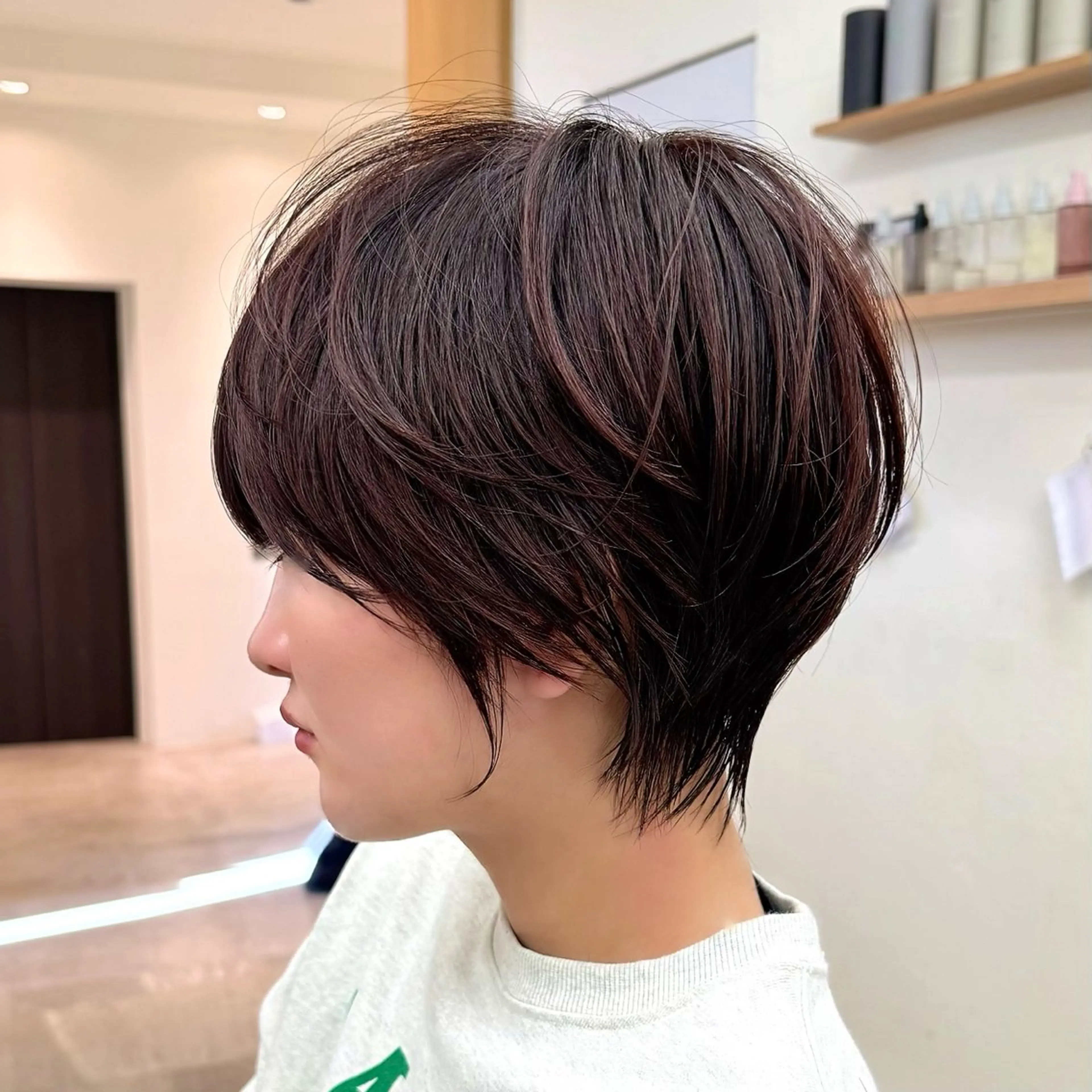 ショート カラー 似合わせカット ショートヘア カット ヘアカラー 銀座No.1ショート 似合わせカット/といのヘアスタイル