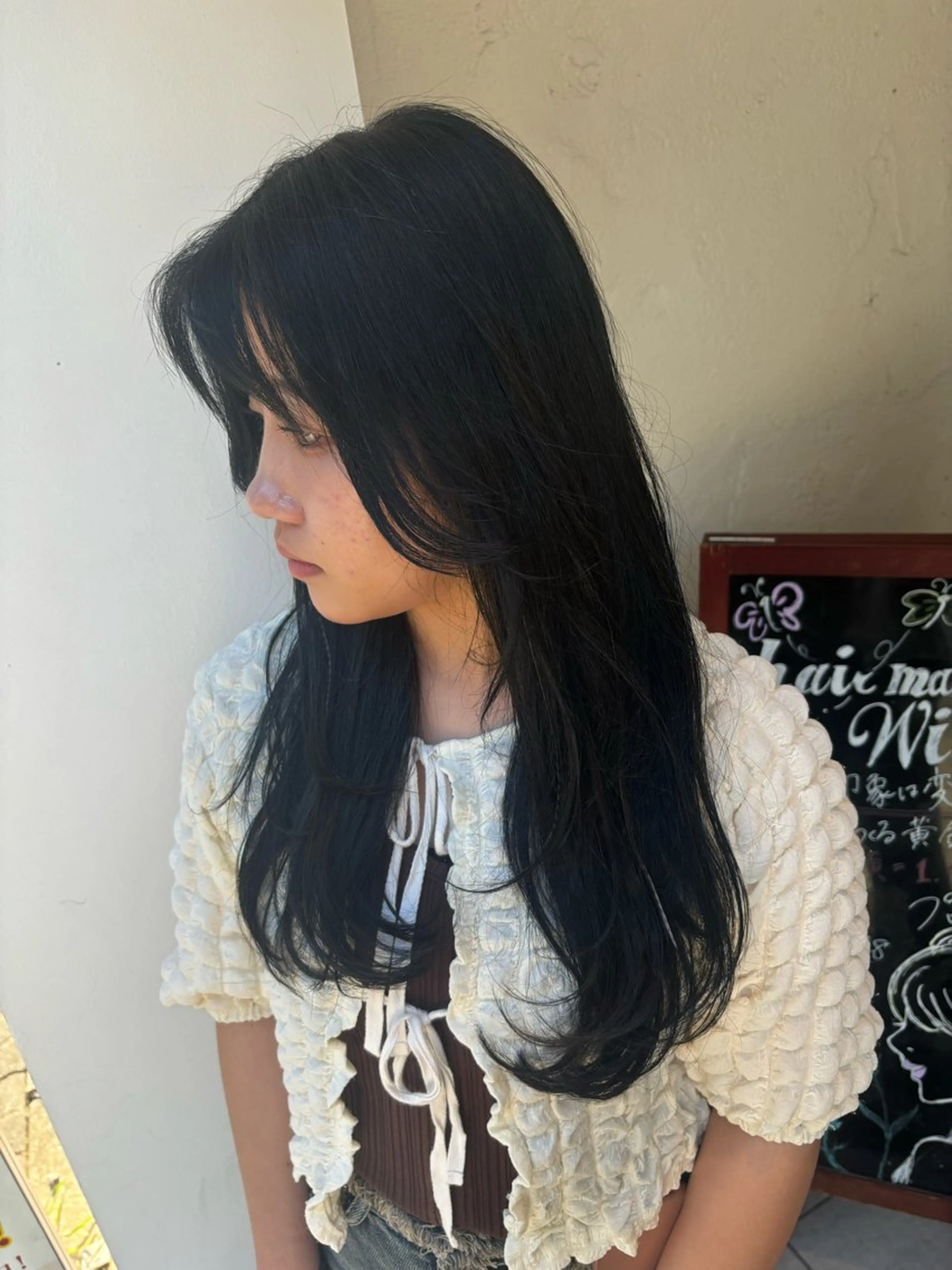 ロング レイヤーカット 似合わせカット 🌼韓国ヘア🌼 田中義也のヘアスタイル