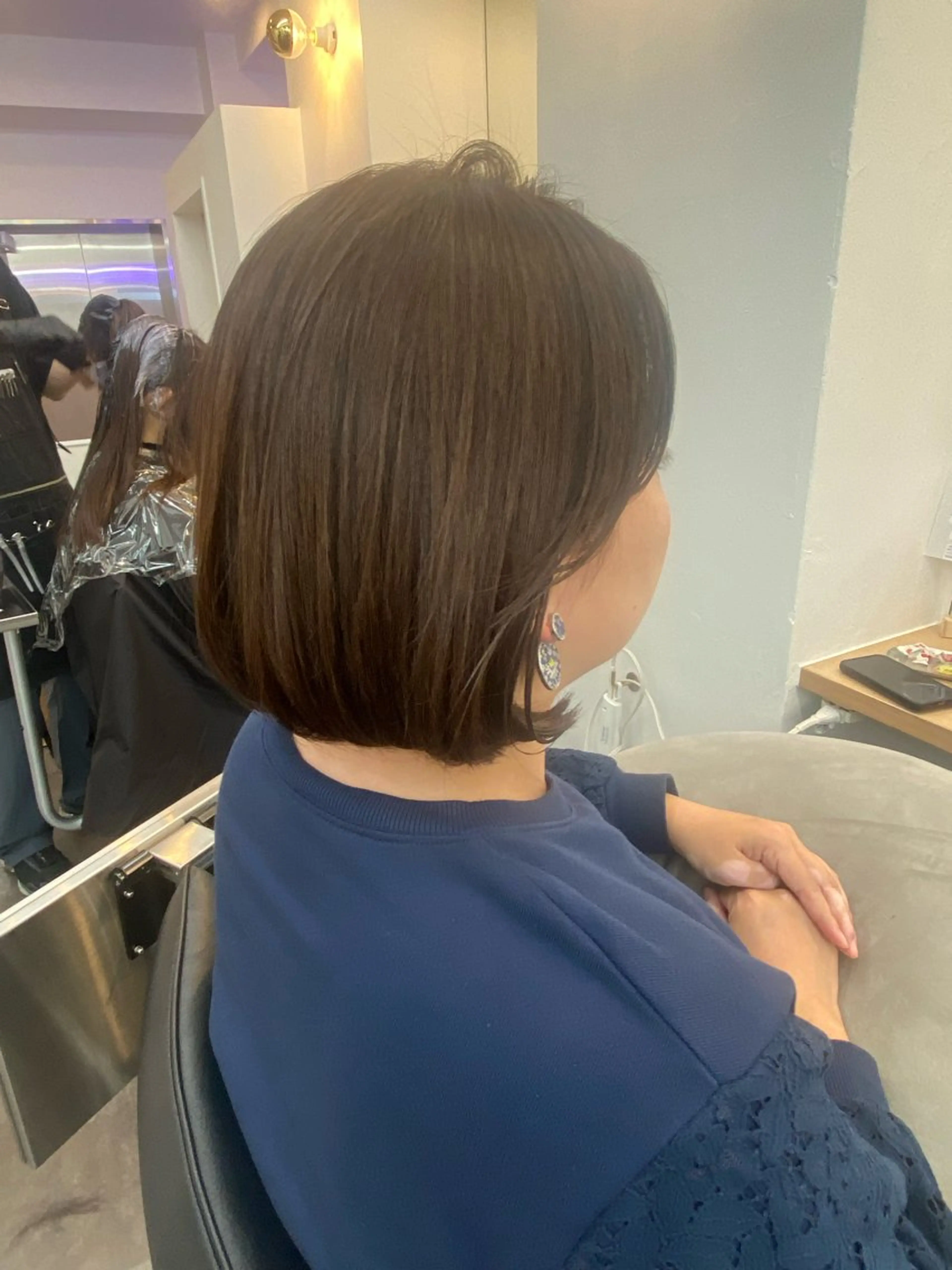 ミディアム カラー 髪質改善/艶髪矯正 /長谷川なつみのヘアスタイル