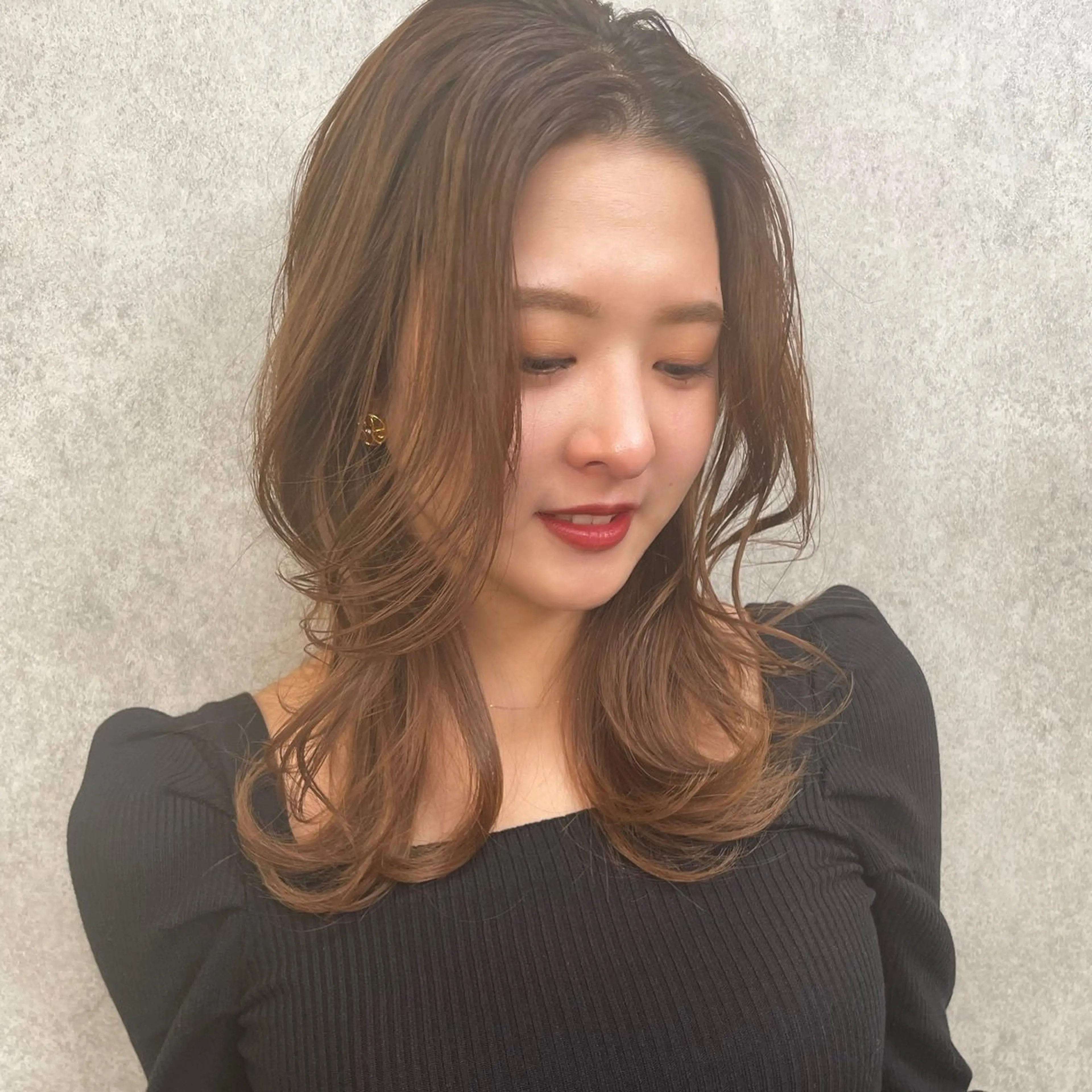 ミディアム sunnyside大名所属・sunny side 大名　りょう👸🏼のヘアスタイル