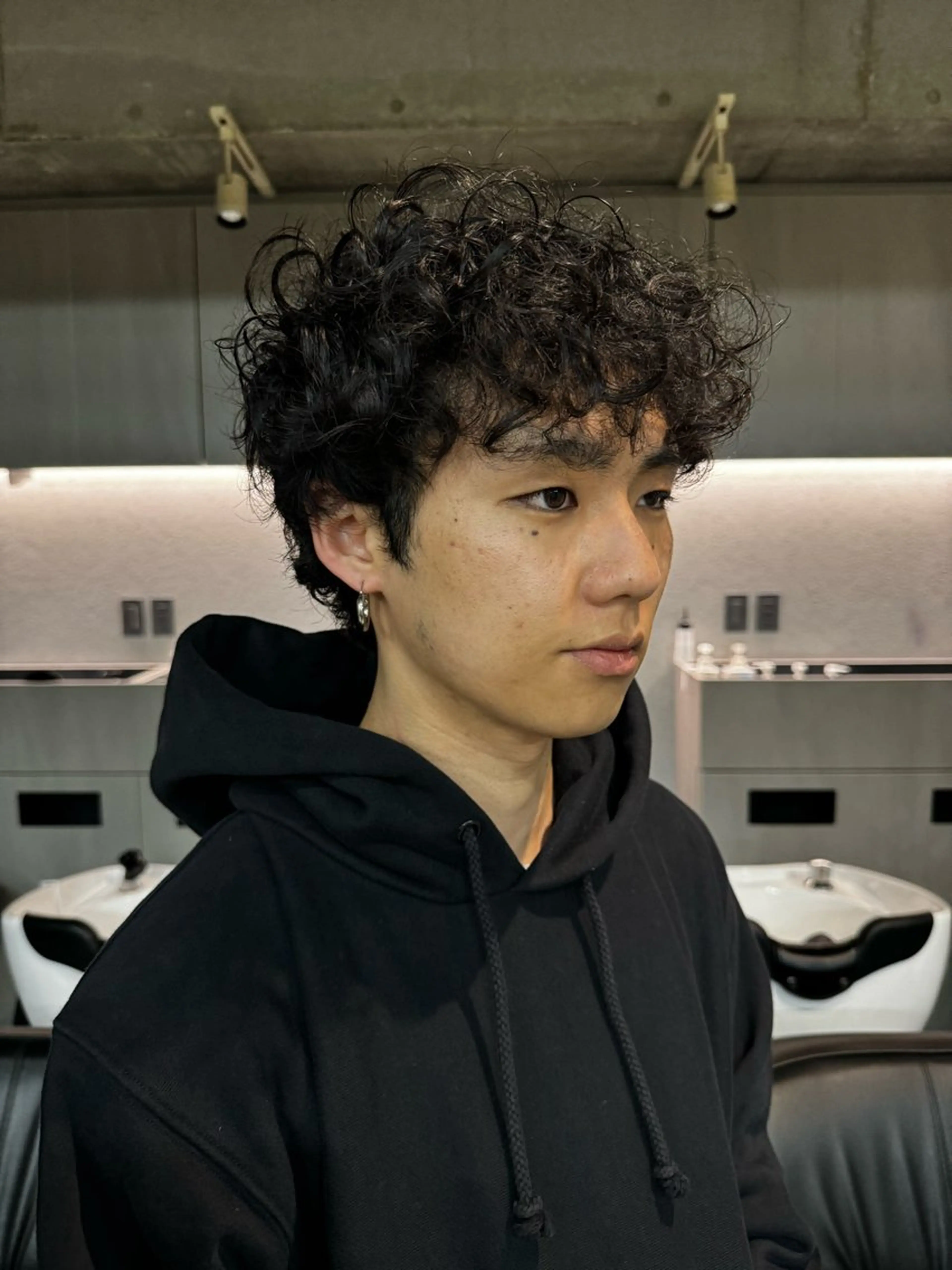 ショート パーマ メンズ 吉田一輝 外国人パーマのヘアスタイル