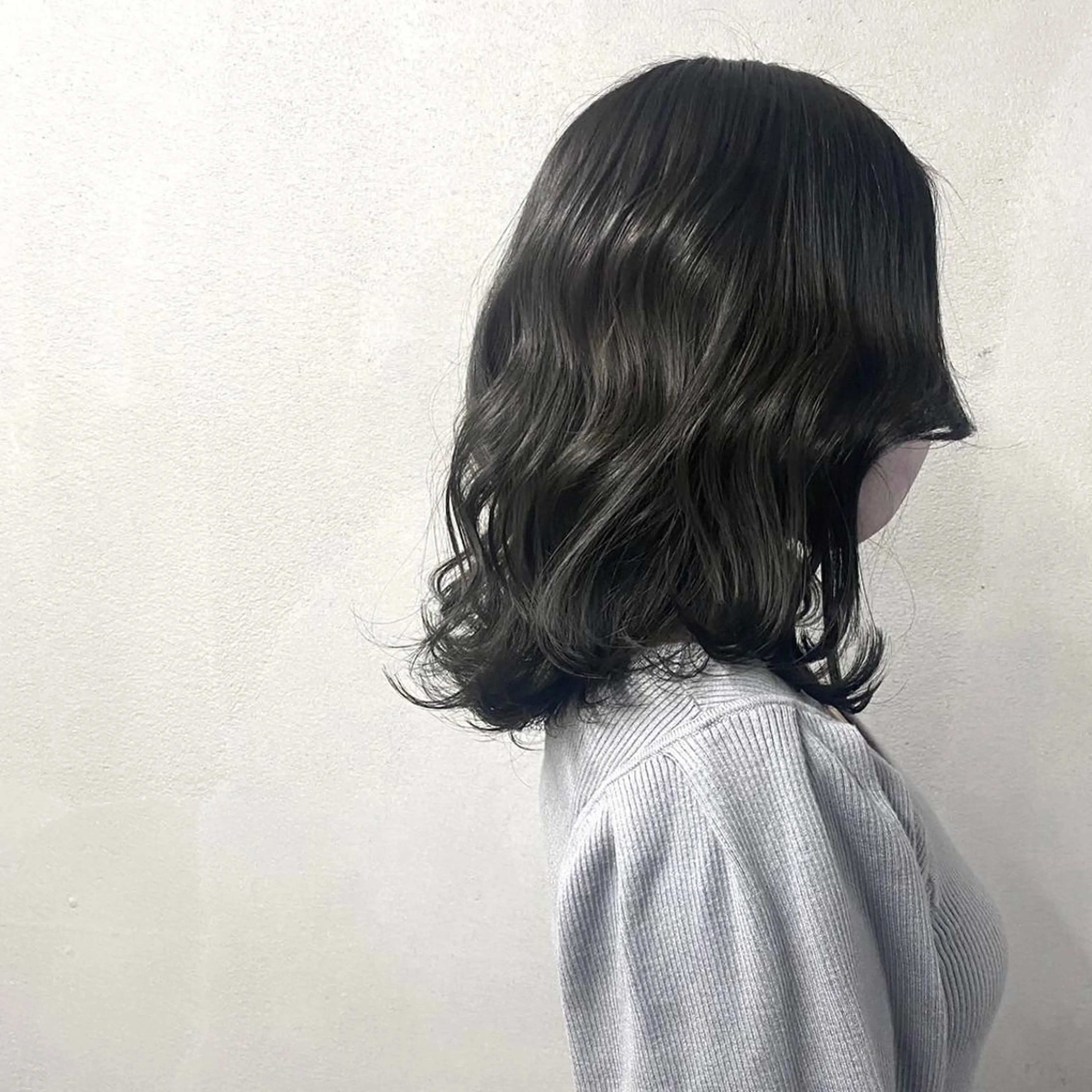 ミディアム カラー カット ヘアカラー トリートメント #tag 佐藤璃美のヘアスタイル