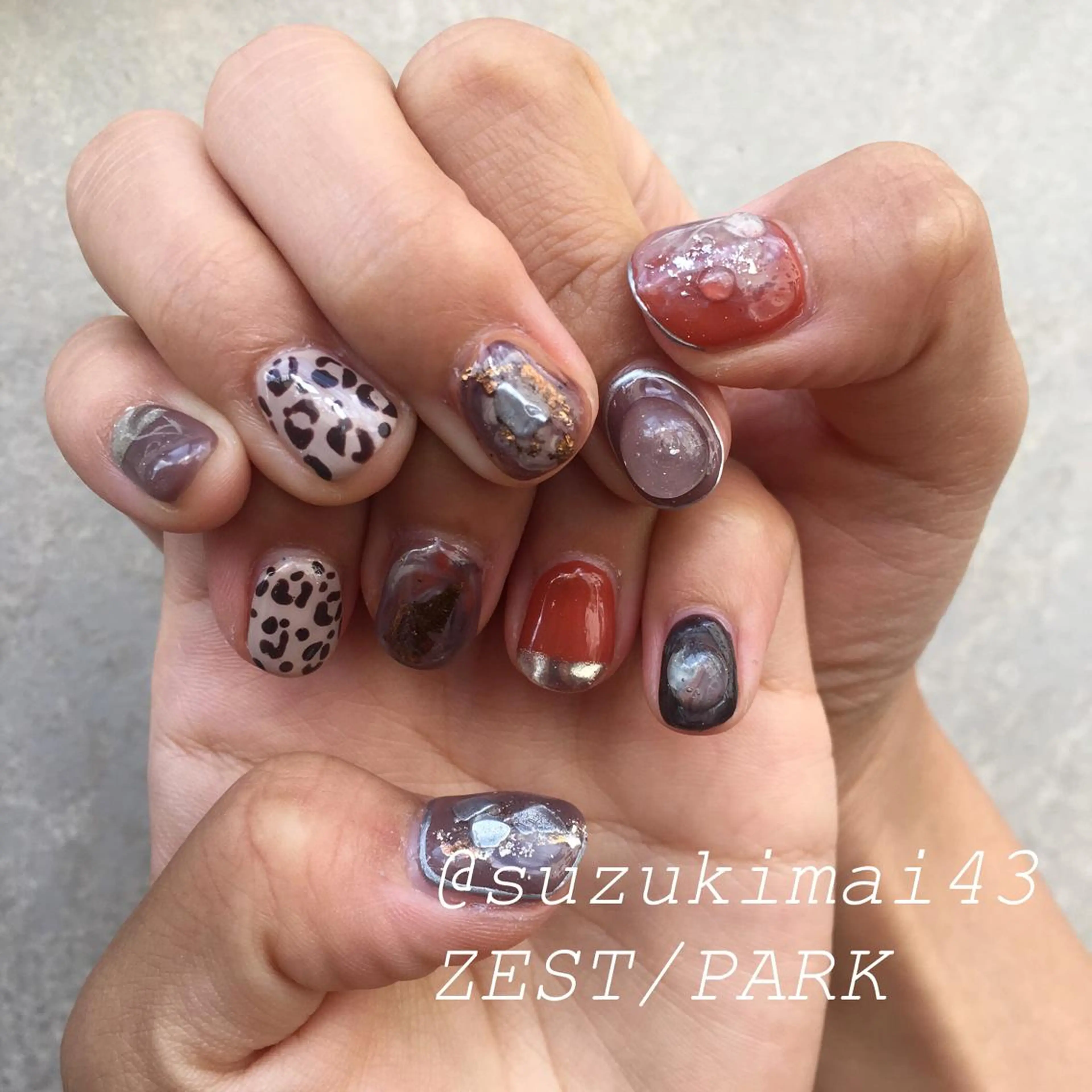 ネイル 【似合わせ提案】鈴木 舞のネイルデザイン
