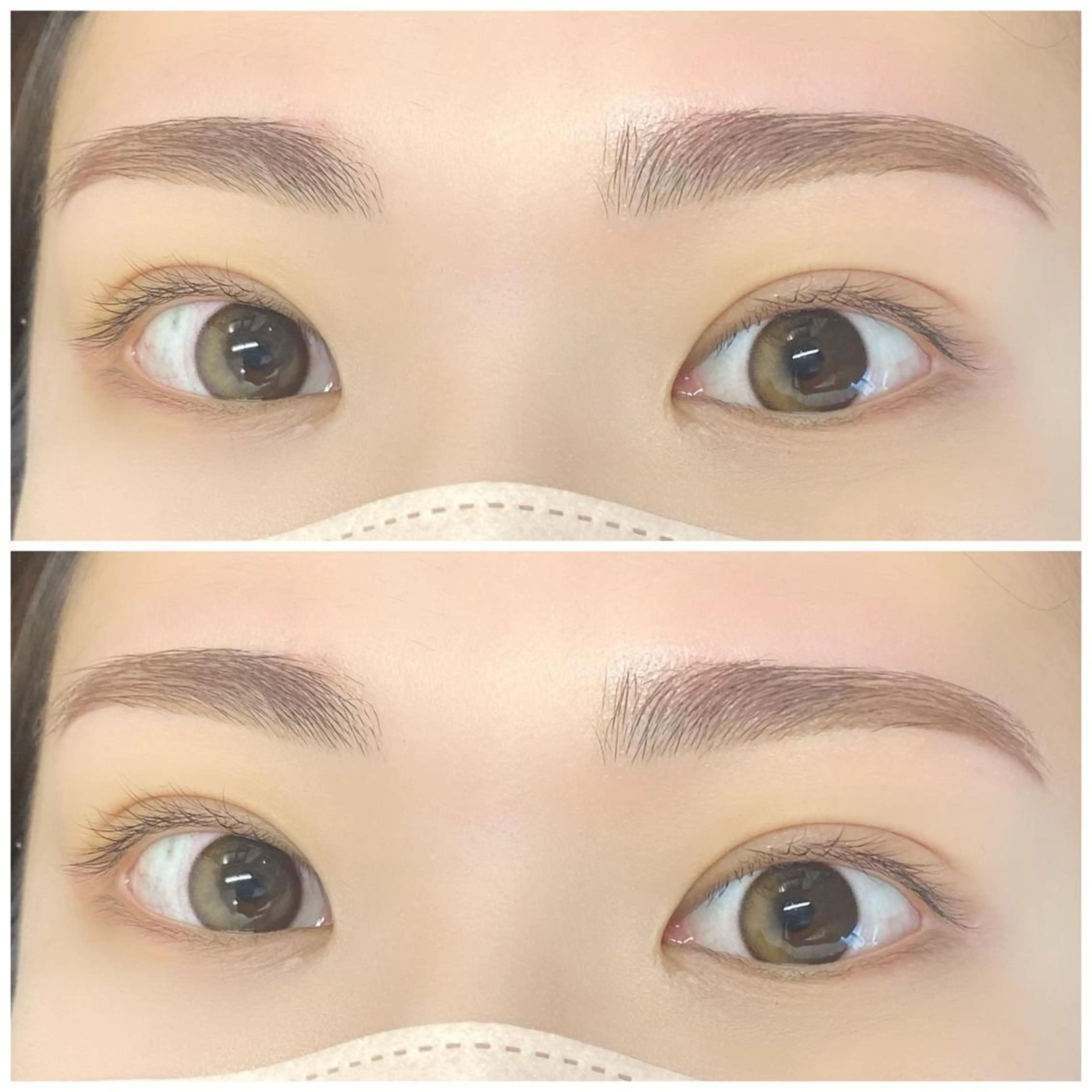 アイブロウ ワックス脱毛 眉カット その他(アイブロウ) 韓国風眉×顔タイプ 診断®  Naoの眉毛・アイブロウイメージ