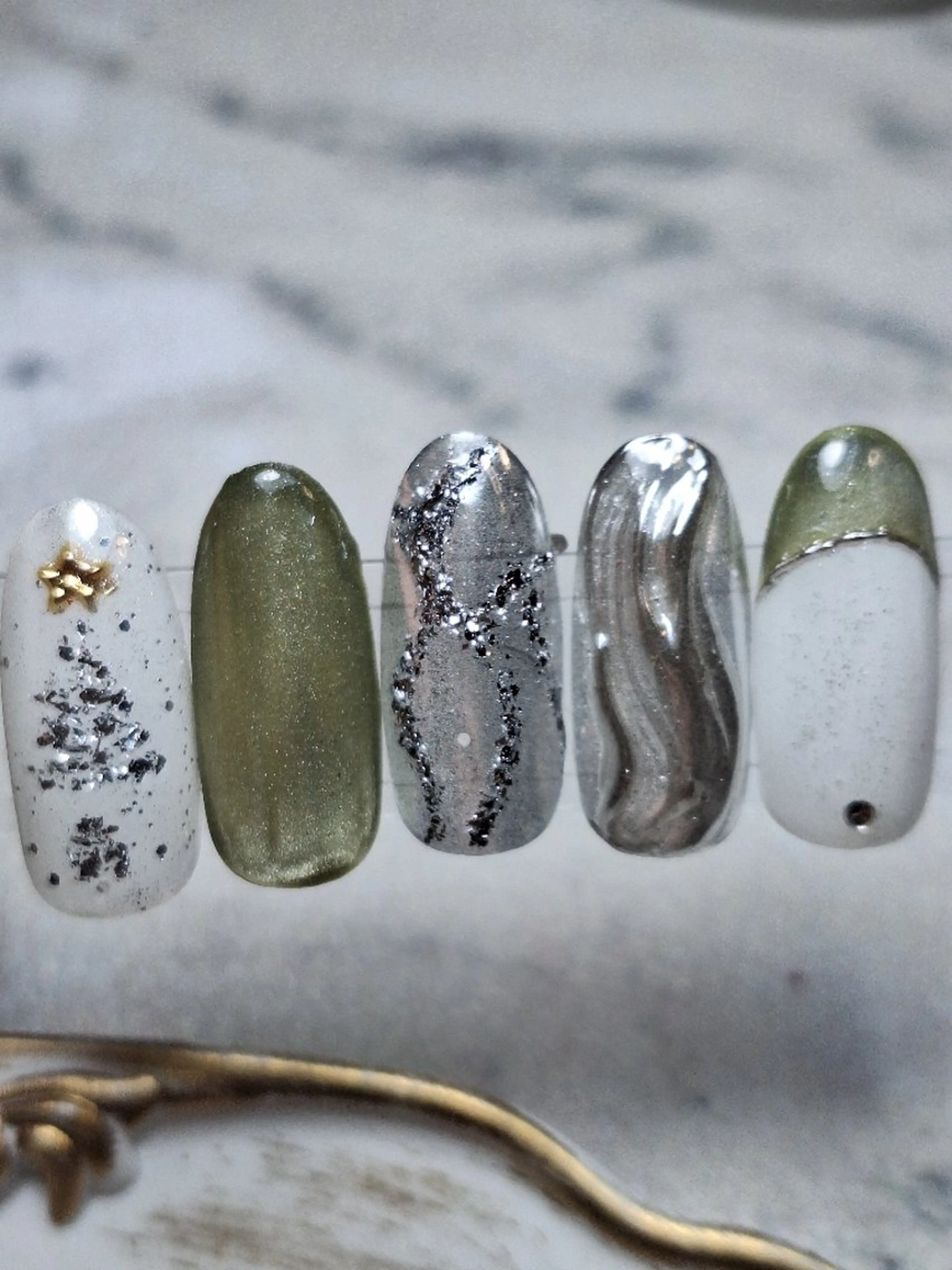 ネイル アートネイル 持ち込み ビューコフレ　久米川本店所属・ビューコフレ 奥原のネイルデザイン