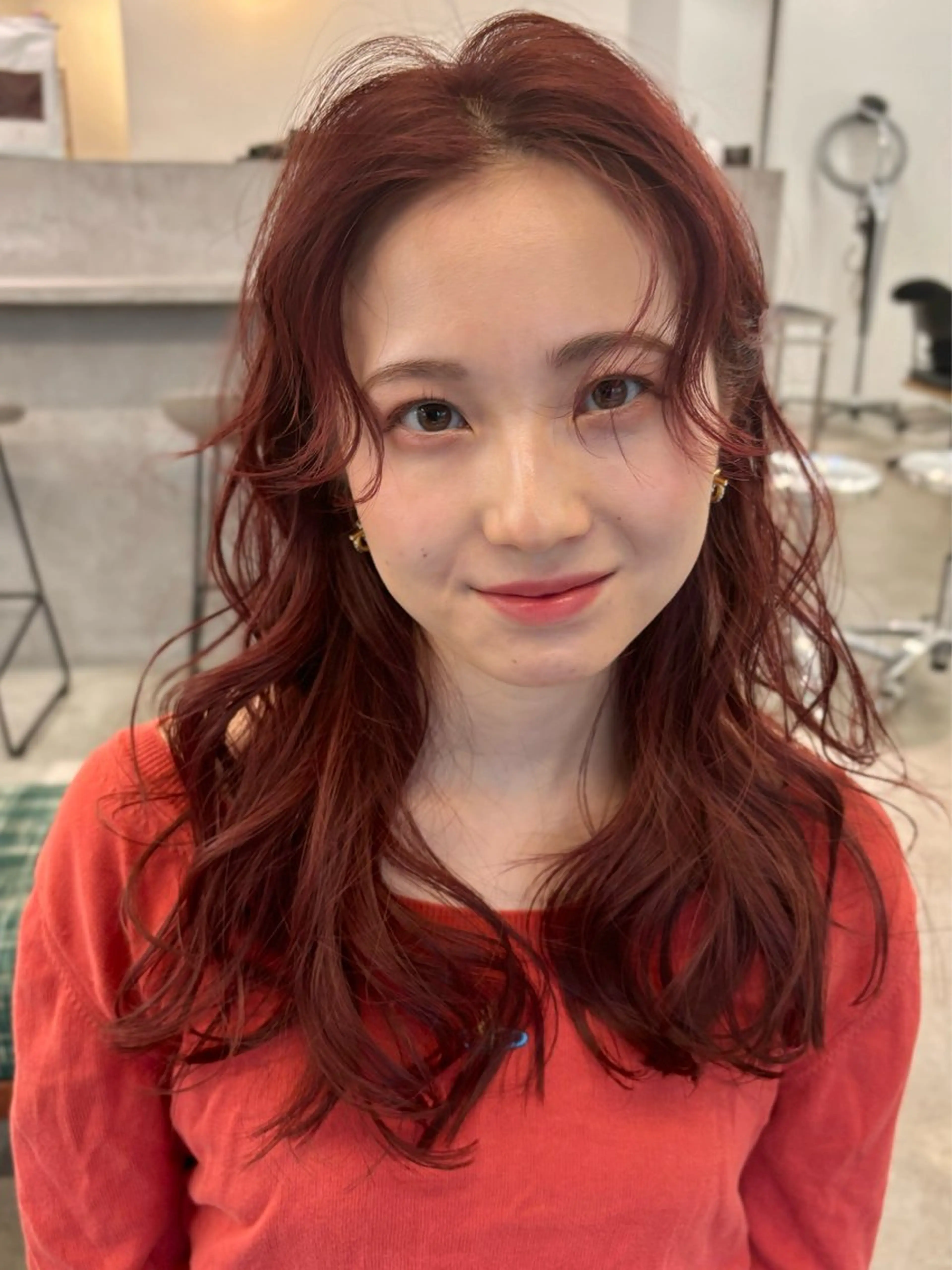 ロング カラー Elme 蔵前所属・顔周りカット/透明感 カラー/rioのヘアスタイル