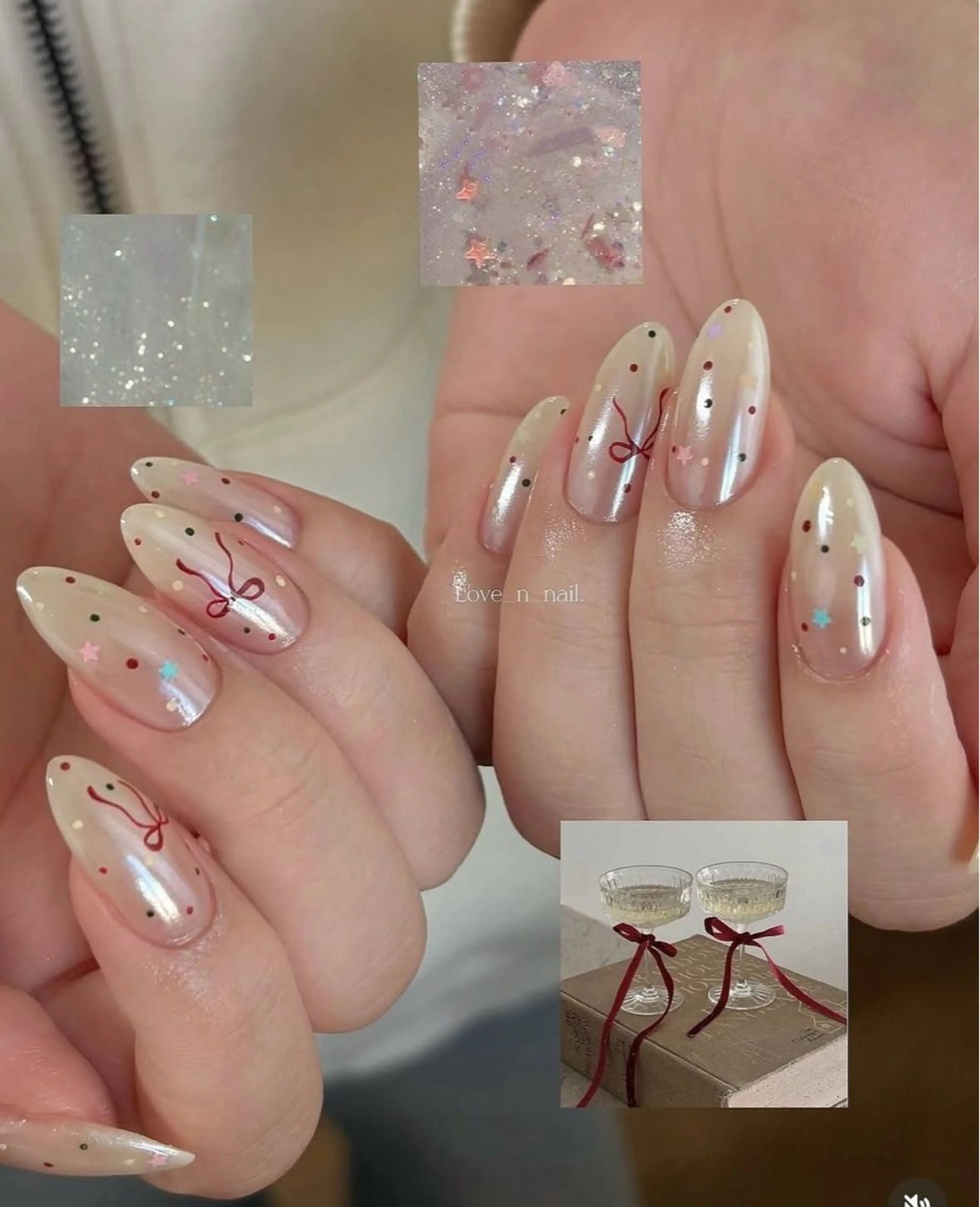 ネイル 韓国ネイル 持ち込み ニュアンスネイル ネイルチップ 冬ネイル LISA ANA.CHUOのネイルデザイン