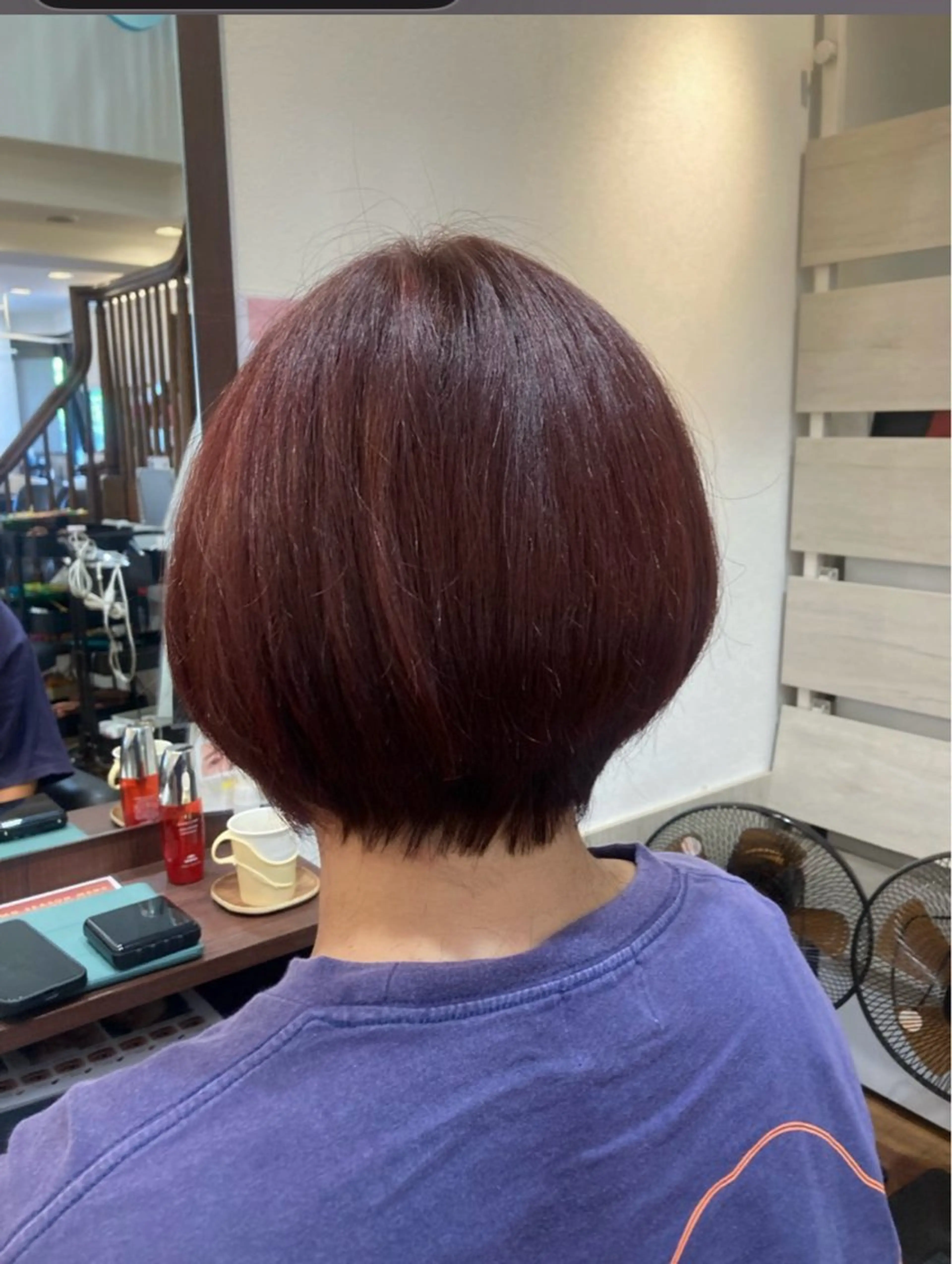 ショート MOLLASALON 浅香山店所属・髪質改善カラー 縮毛矯正🤍辻桃加のヘアスタイル