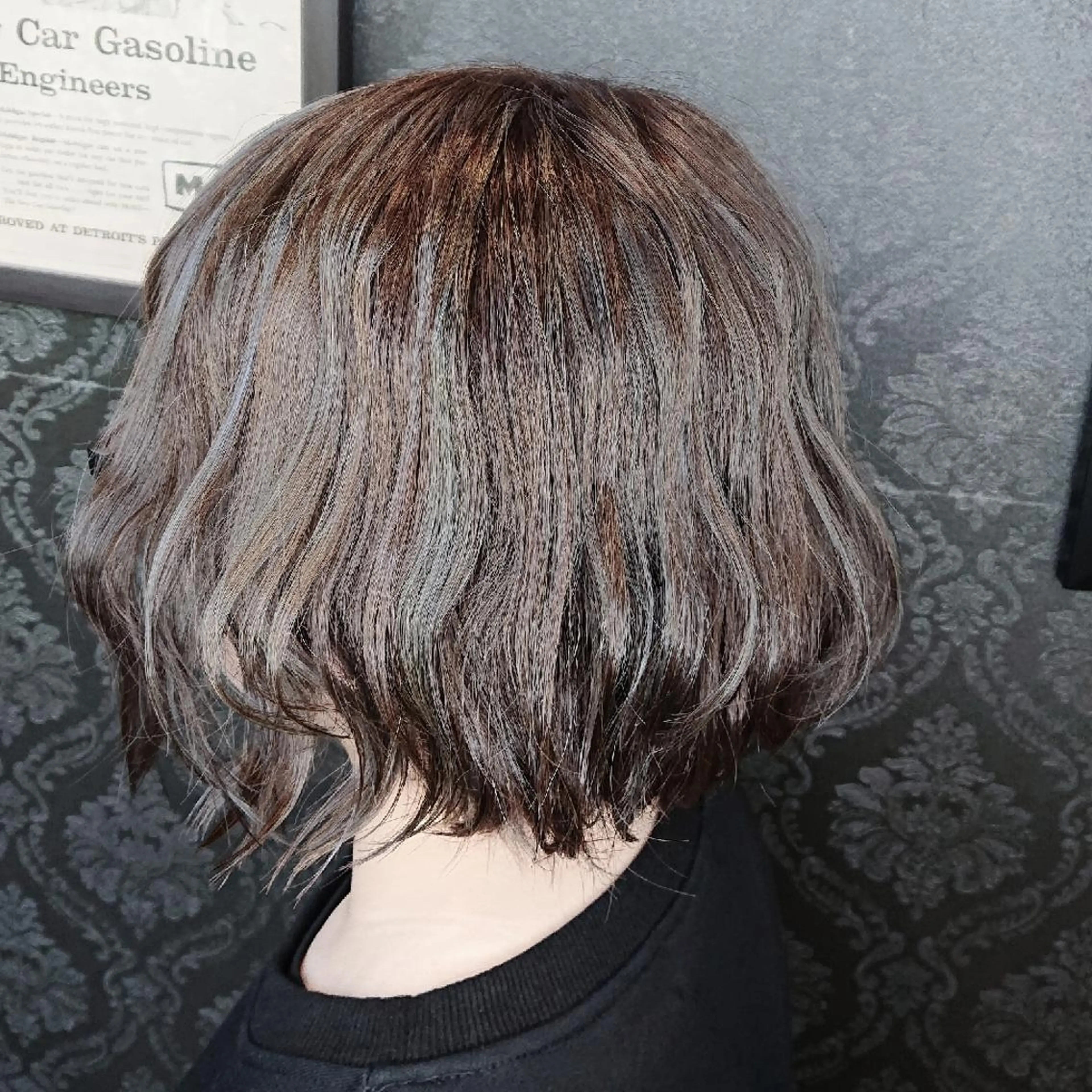 ミディアム カラー ハイライトカラー ユニコーンカラー ハイライト カット ヘアカラー 保住 恭平のヘアスタイル