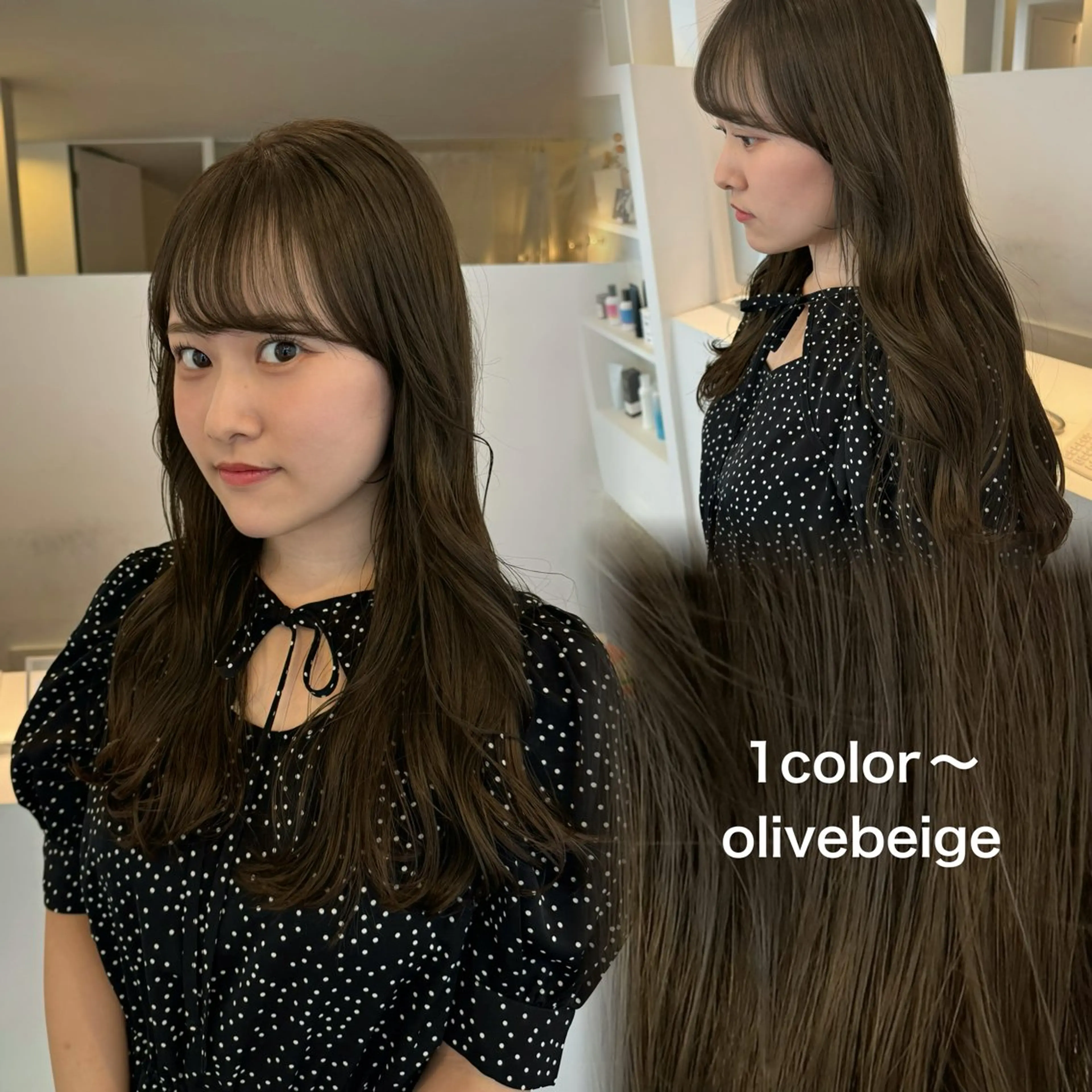 セミロング カラー ブリーチ ダブルカラー インナーカラー ブリーチなしカラー ピンクカラー カット トリートメント yard.長田 唯のヘアスタイル