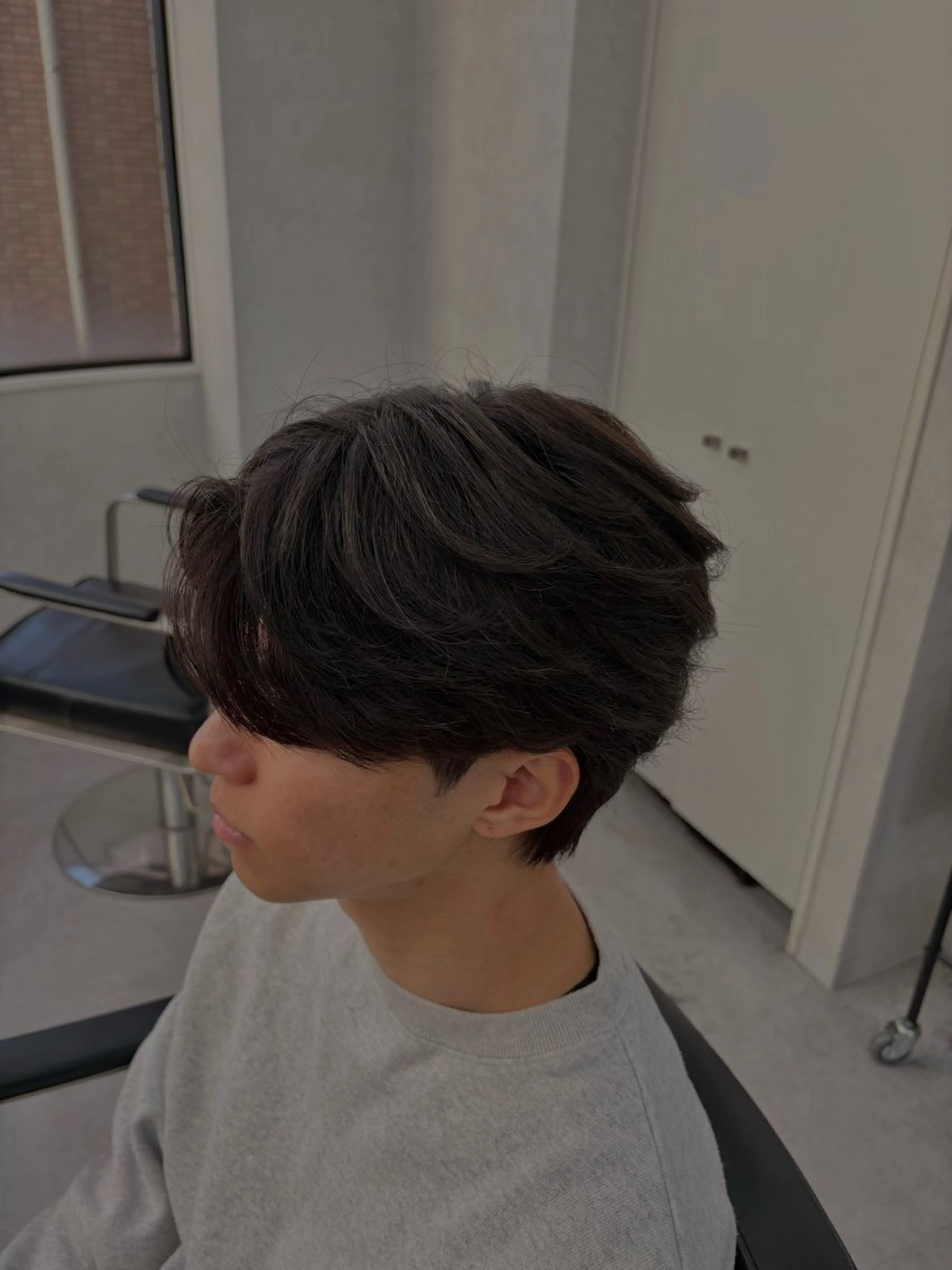 パーマ メンズ カット パーマ 田代 悠大のヘアスタイル