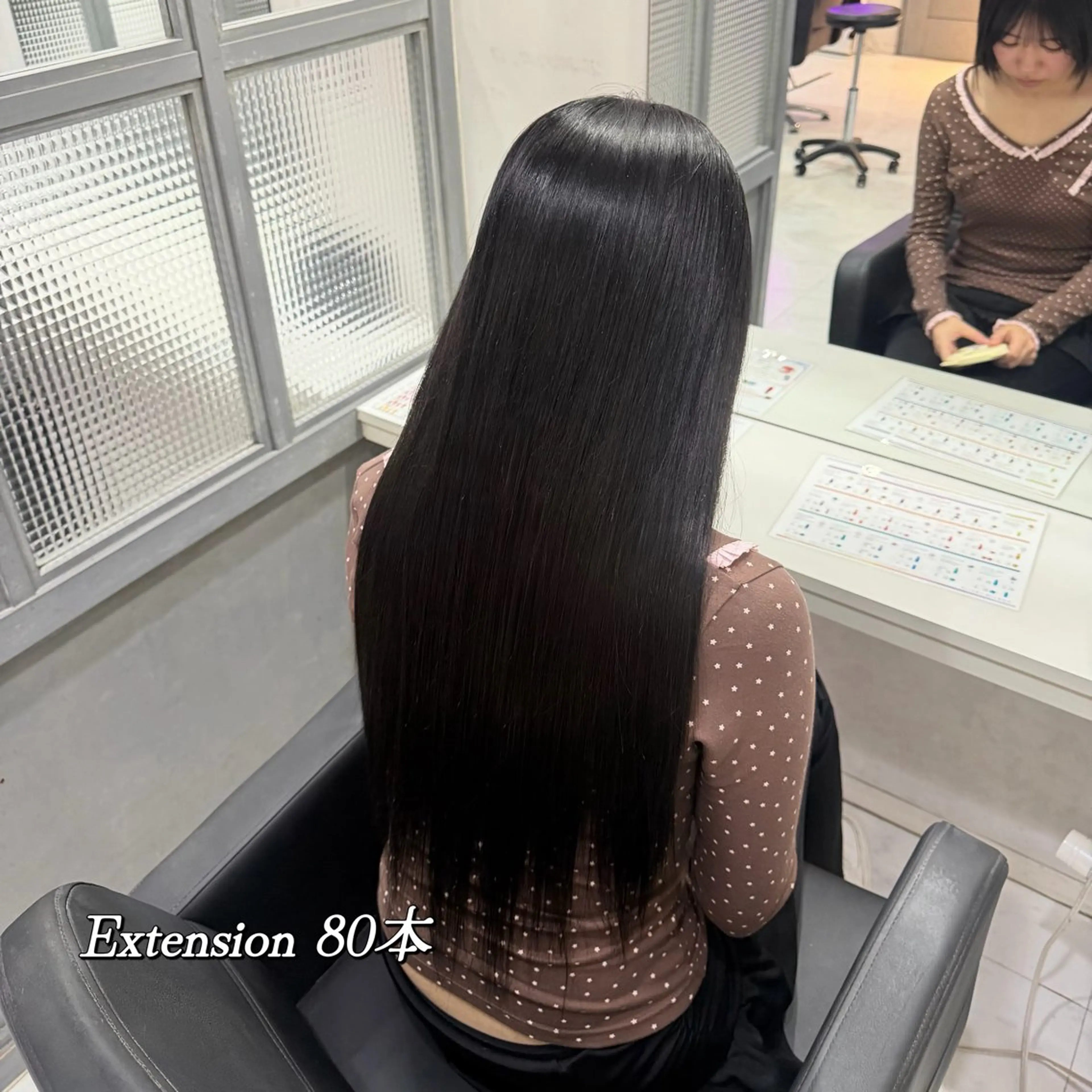 ロング 🦋REISA🦋 エクステ×ハイトーンのヘアスタイル