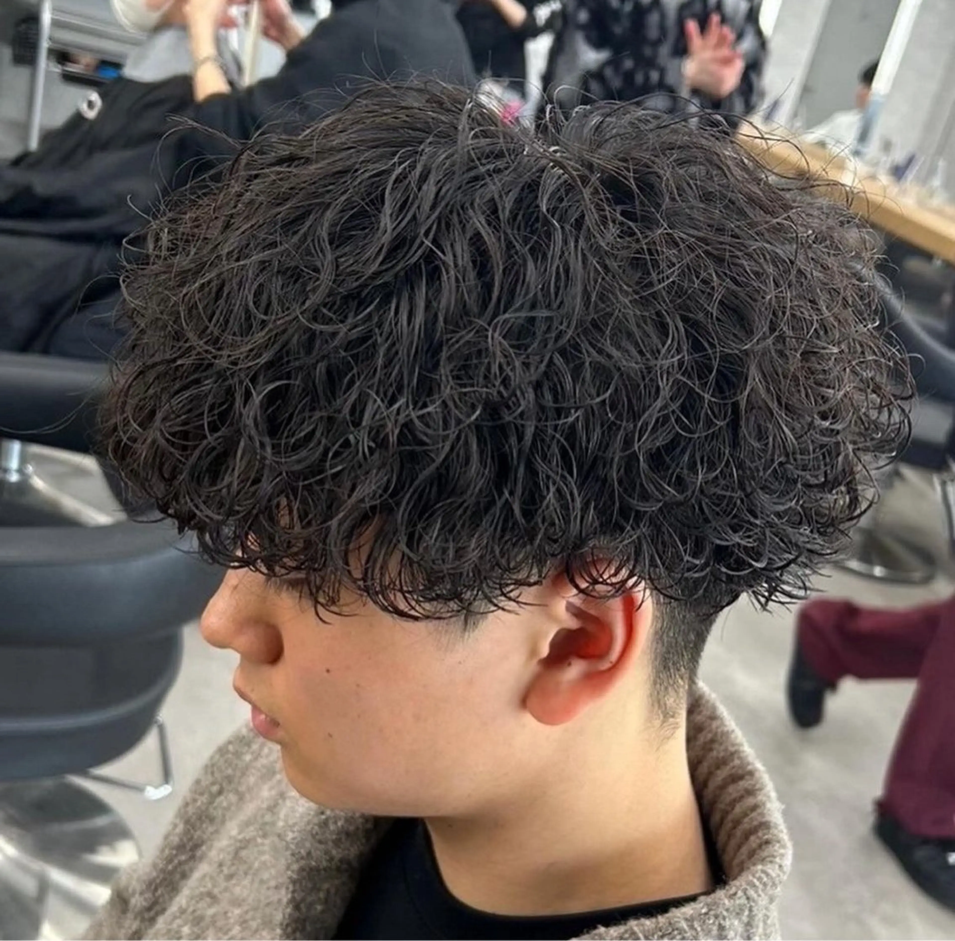 ショート パーマ メンズ 🖤Ayumi🖤 メンズ特化❤️‍🔥のヘアスタイル