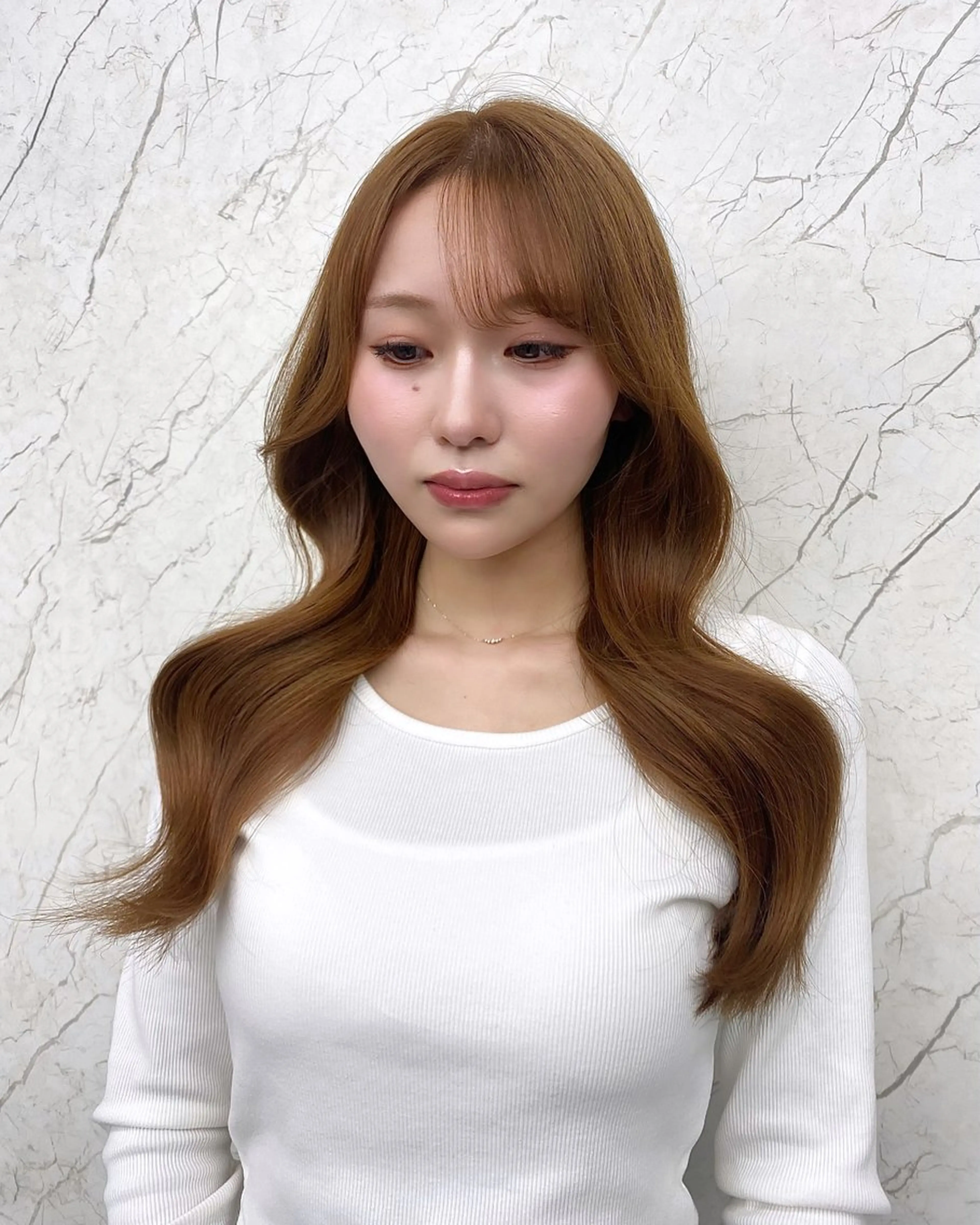 ロング カラー 🖤韓国･網紅 KOYUKI🖤のヘアスタイル