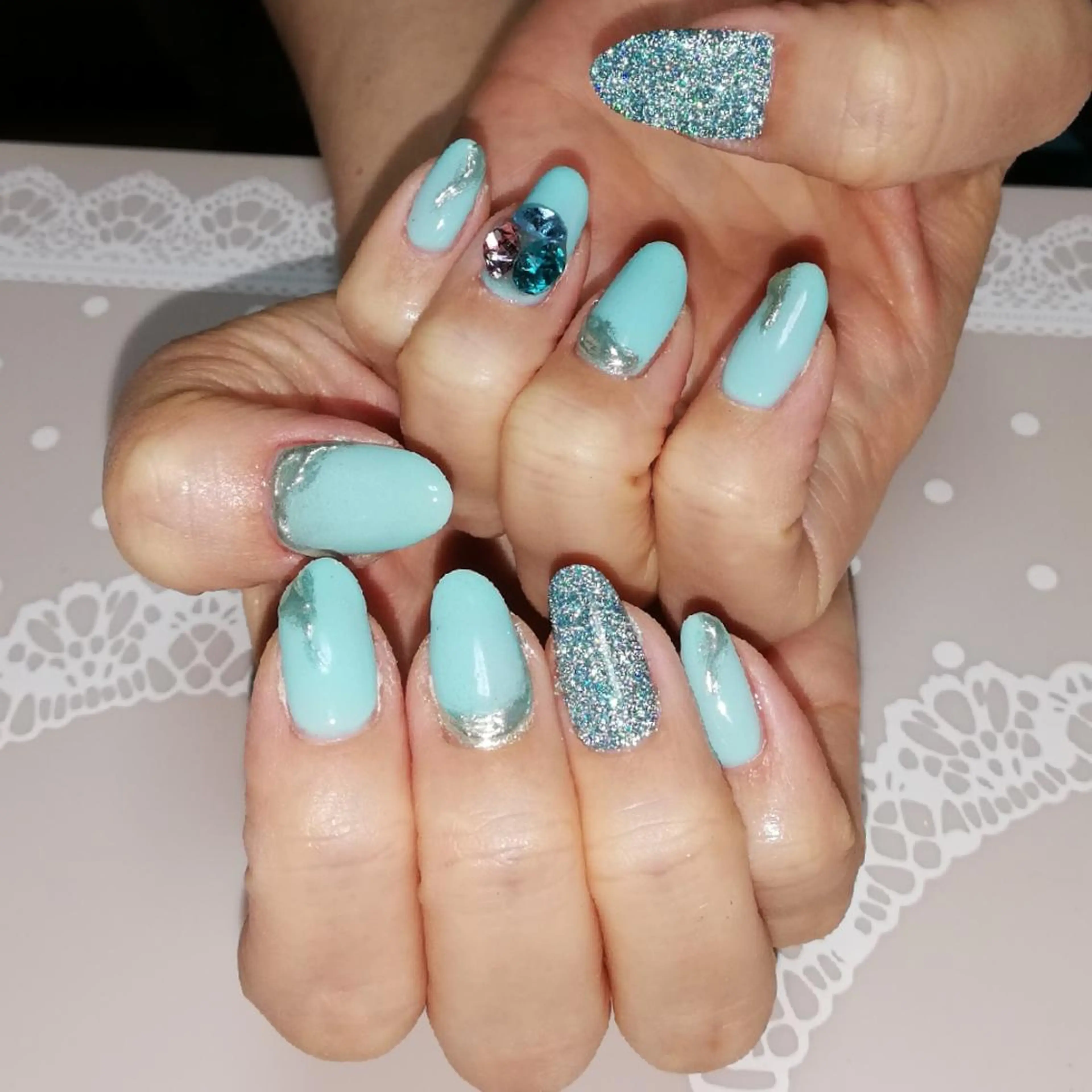 ネイル フラッシュネイル ミラーネイル ネイル junkoのネイルデザイン