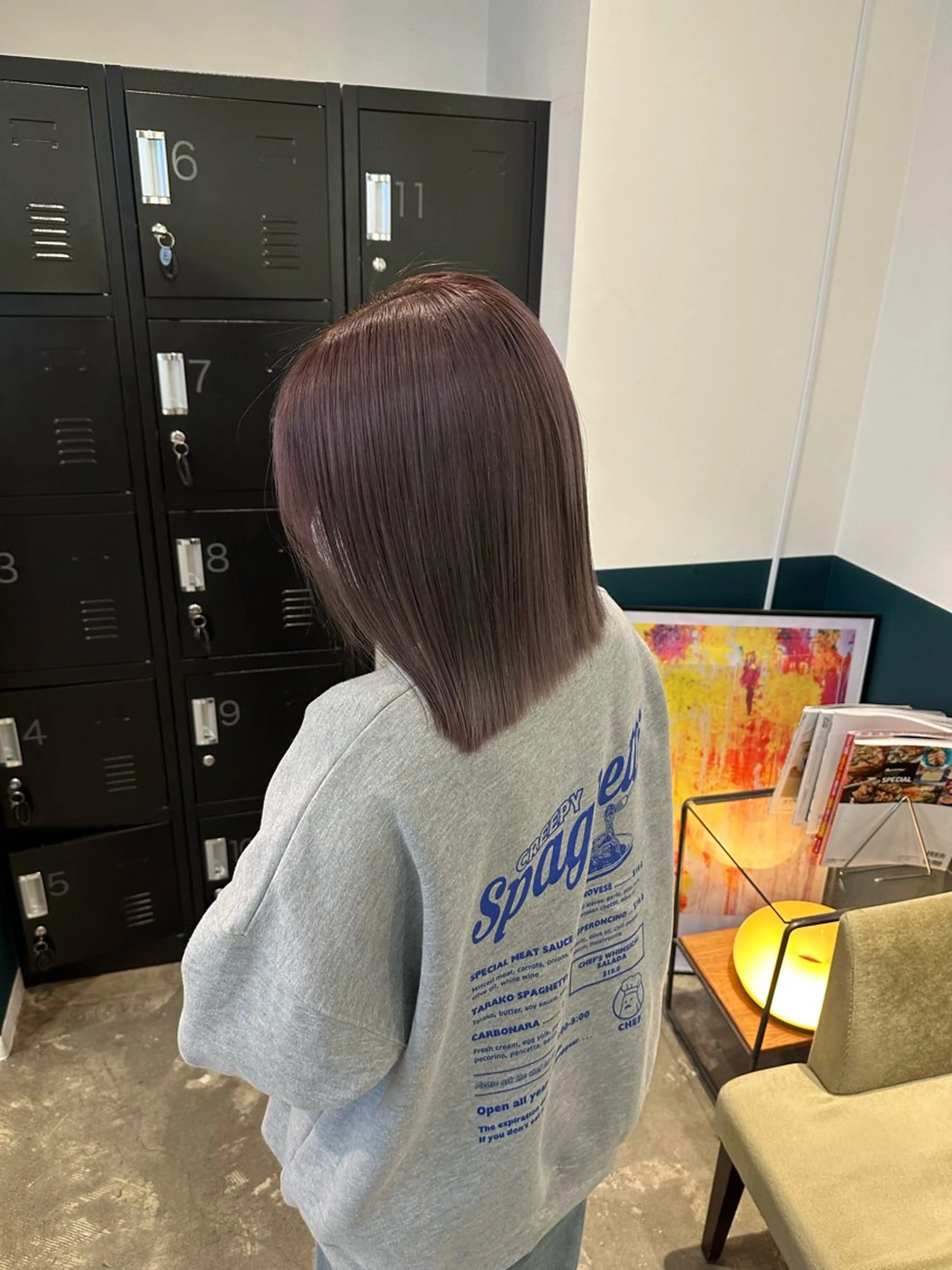 髪質改善オイルカラー+クイックトリートメントの写真