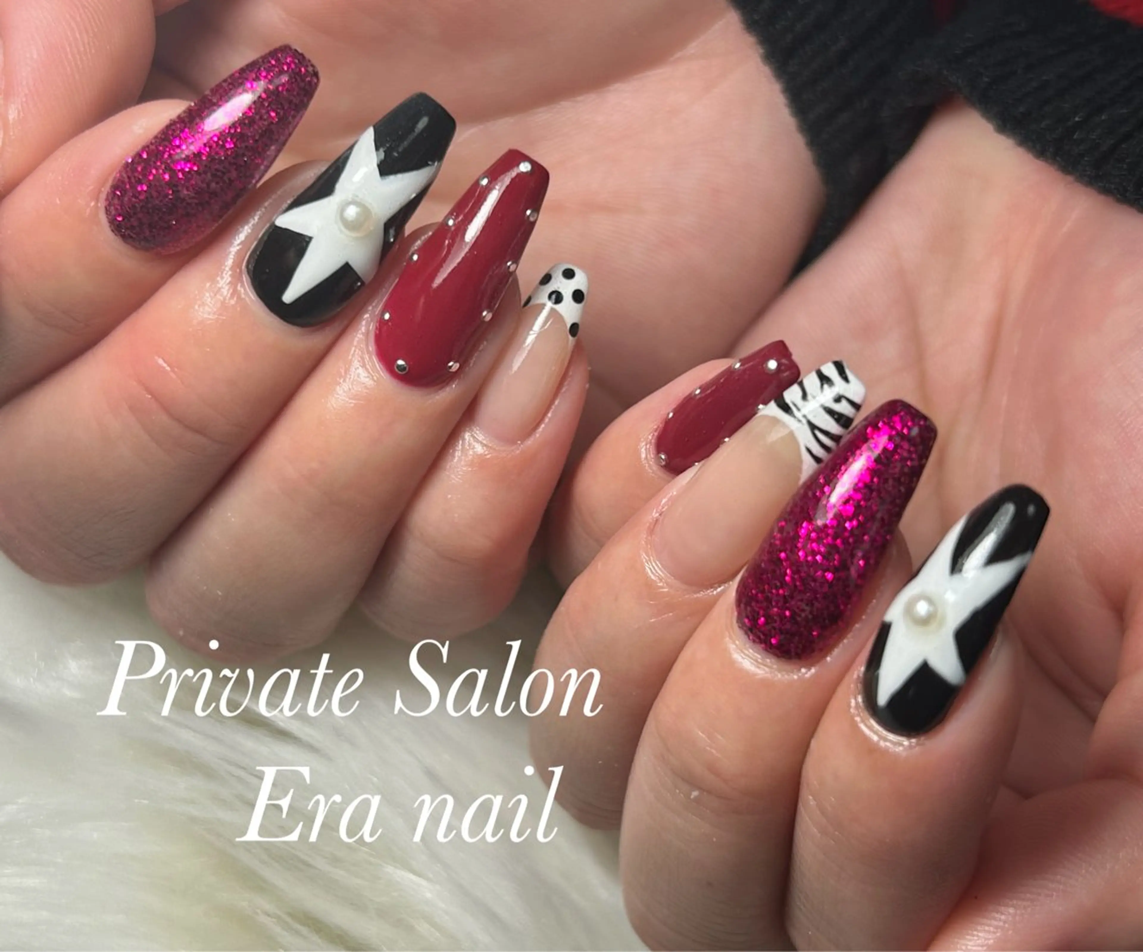 ネイル 持ち込み ハンドネイル Era nailのネイルデザイン