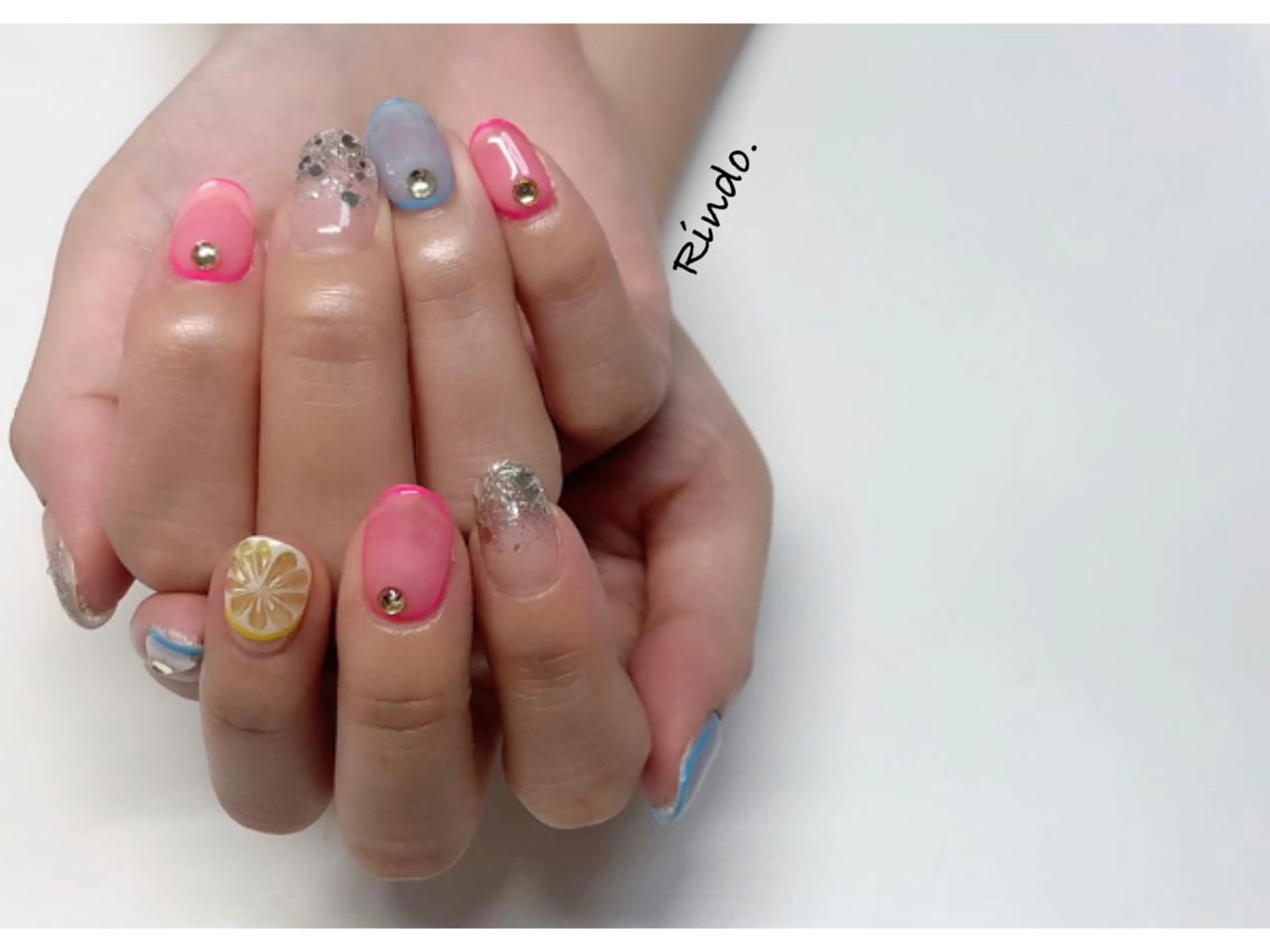ネイル クリアネイル ハンドネイル Rindo.ネイル ♡耳つぼジュエリーのその他イメージ