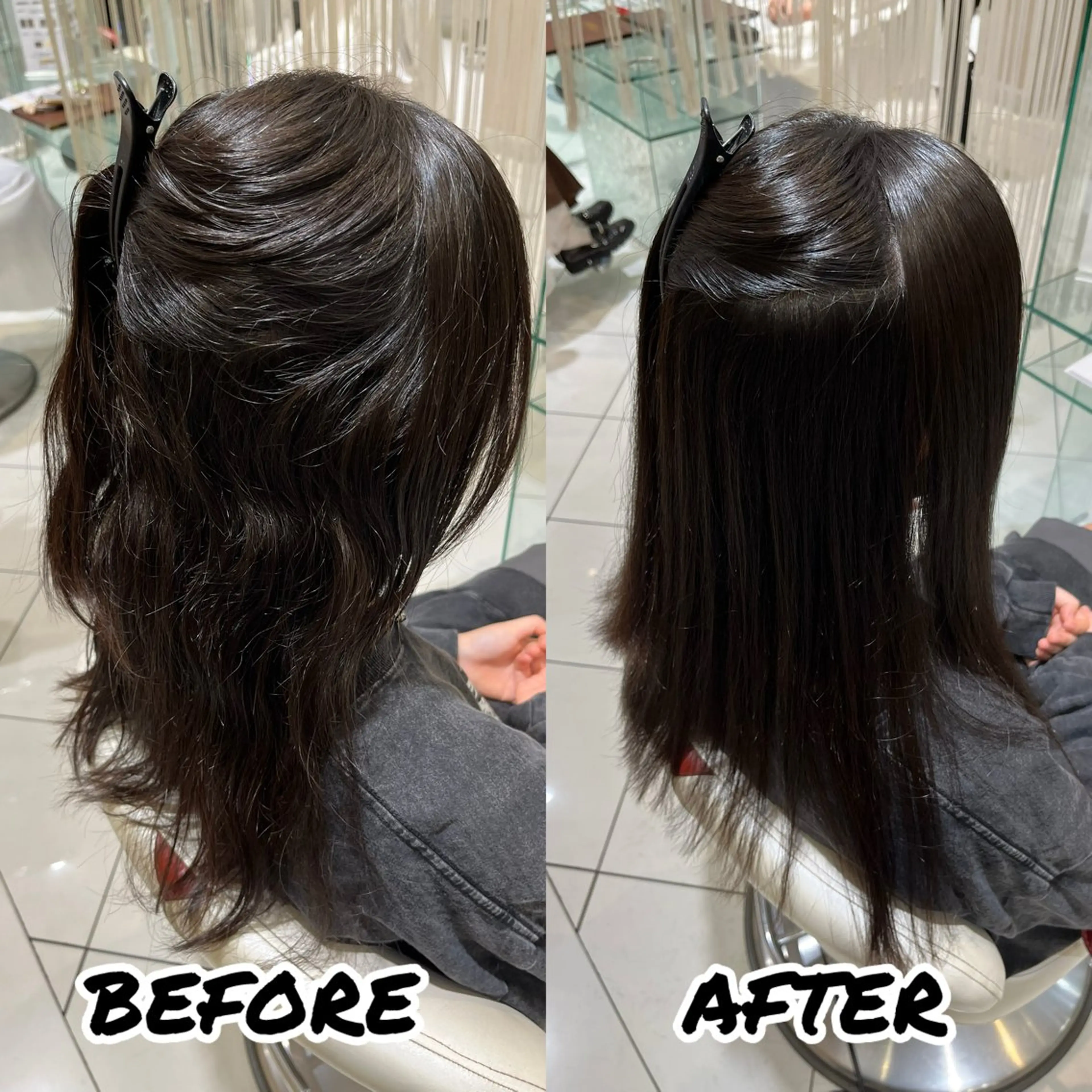 ロング 髪質改善 縮毛矯正 カット 縮毛矯正 トリートメント 髪質改善美容師 鈴木のヘアスタイル