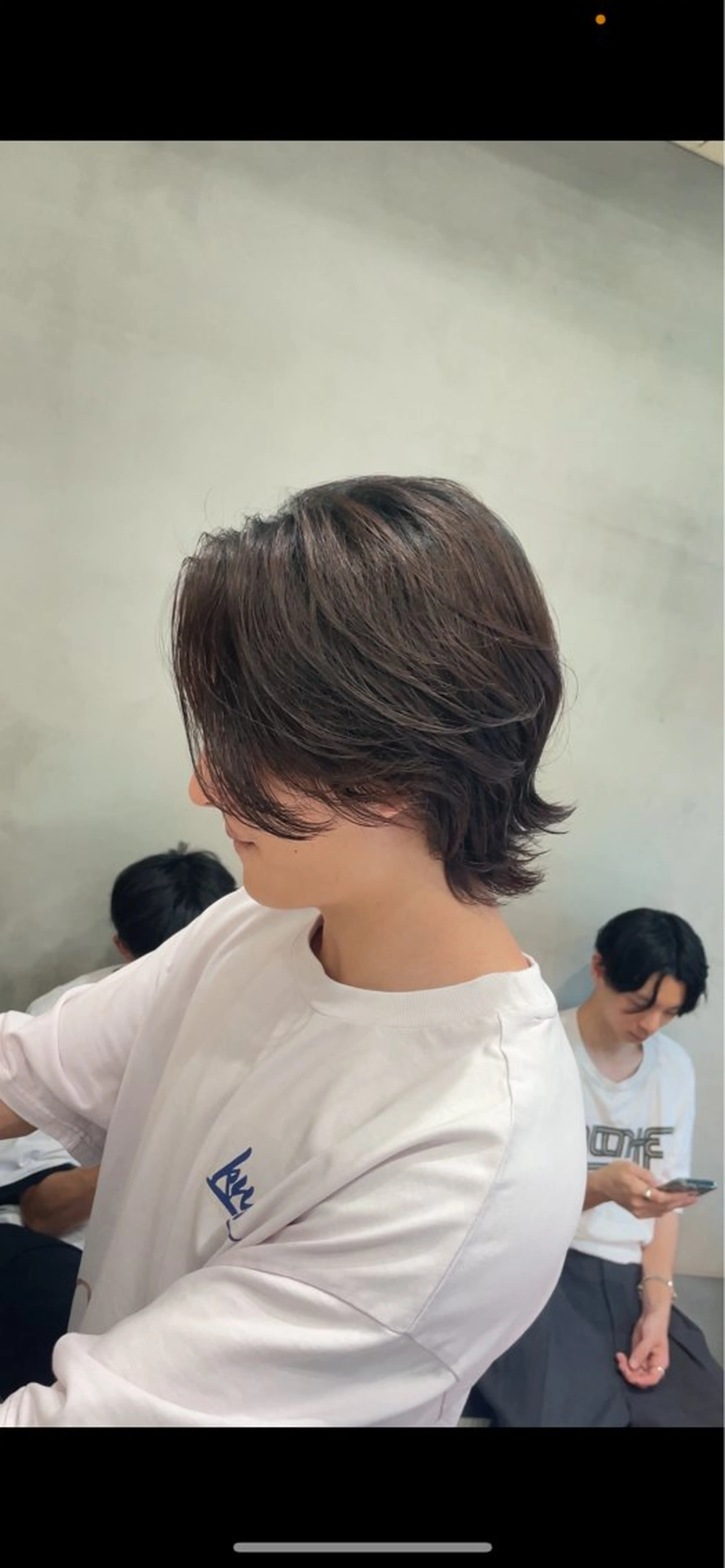 ミディアム パーマ fifth 菅崎愛斗のヘアスタイル