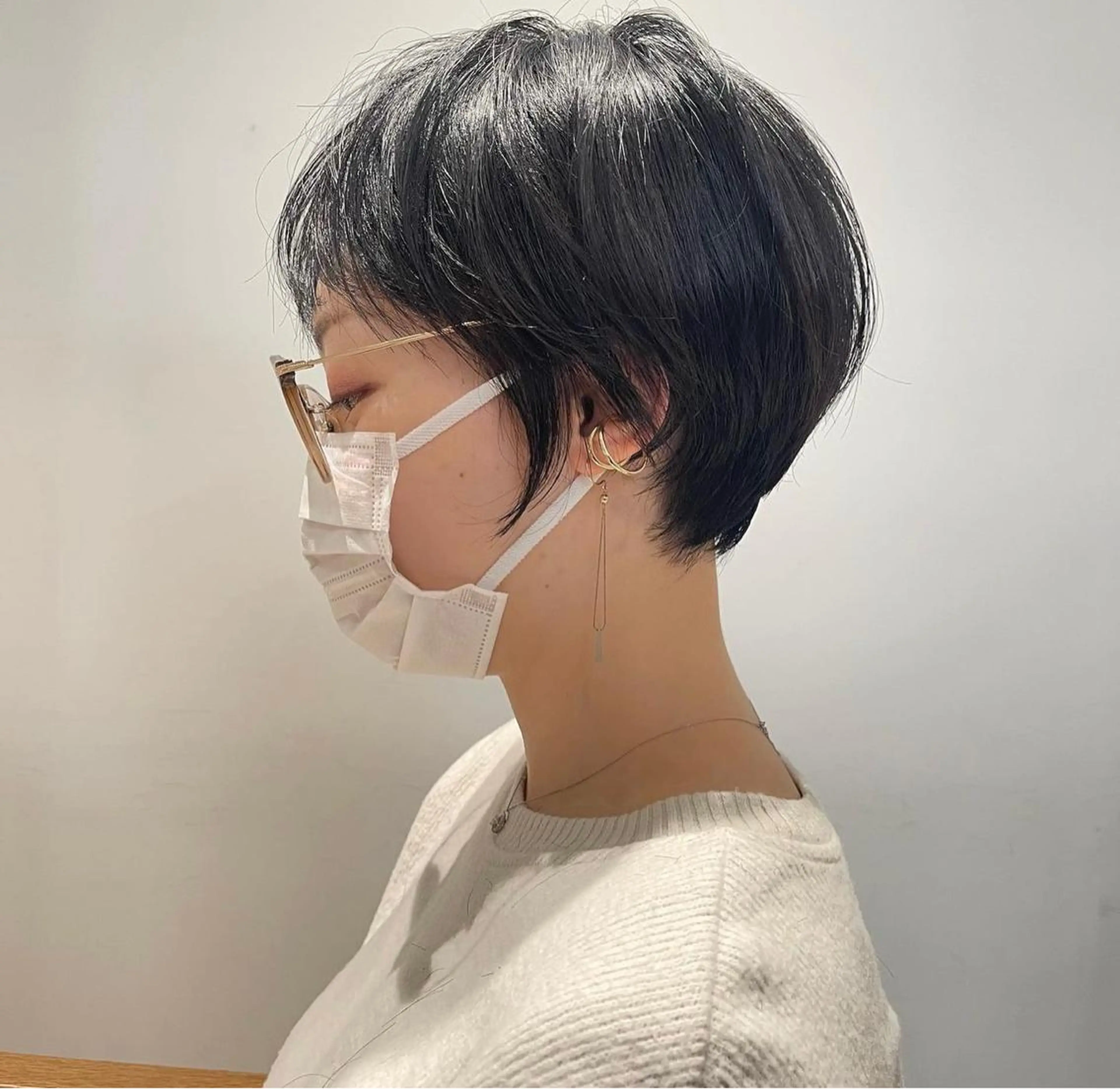 ショート カラー パーマ ヘアアレンジ ショートヘア 高井瑠華🌼 ストカールカット特化のヘアスタイル